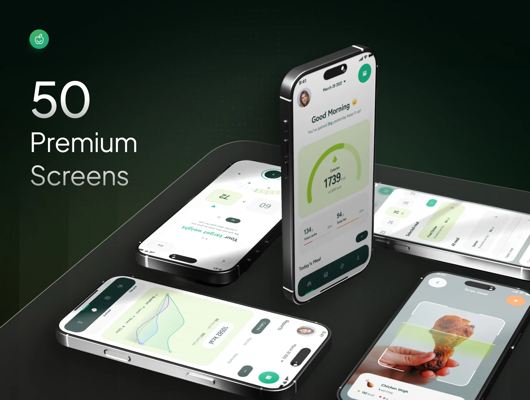 LifeFit - Healthy Diet Planner App UI Kit 2