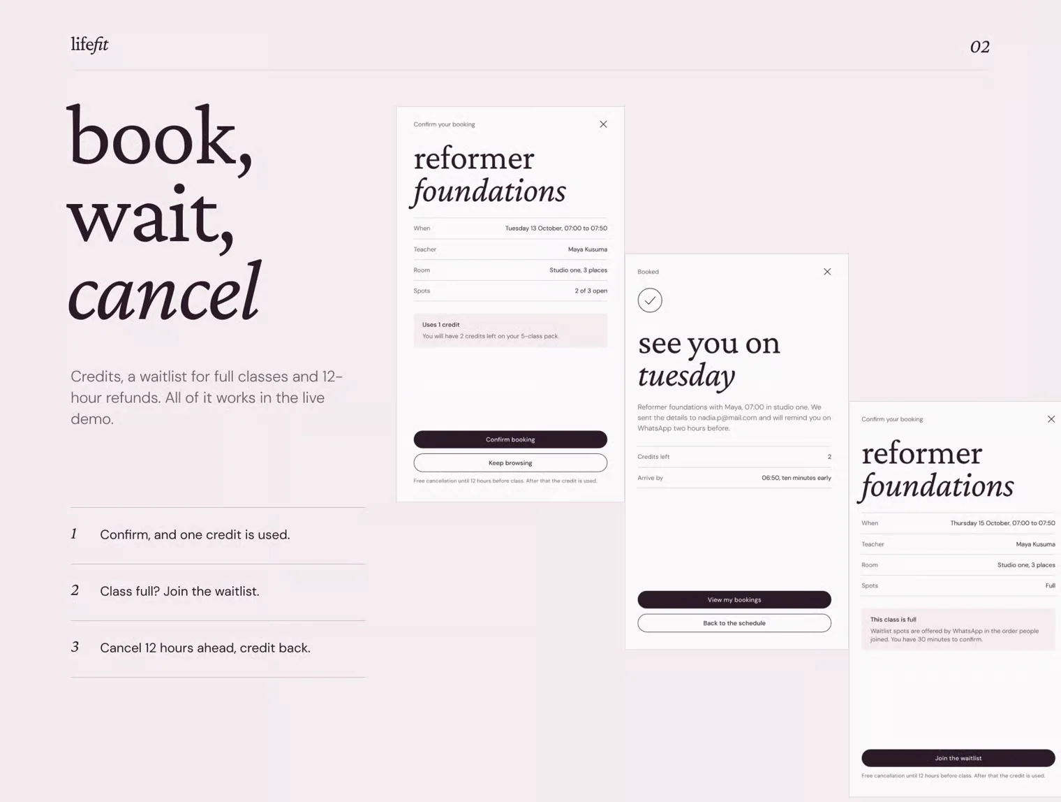 Lifefit — Pilates & Yoga Studio Website Template (Next.js, React, HTML) 2