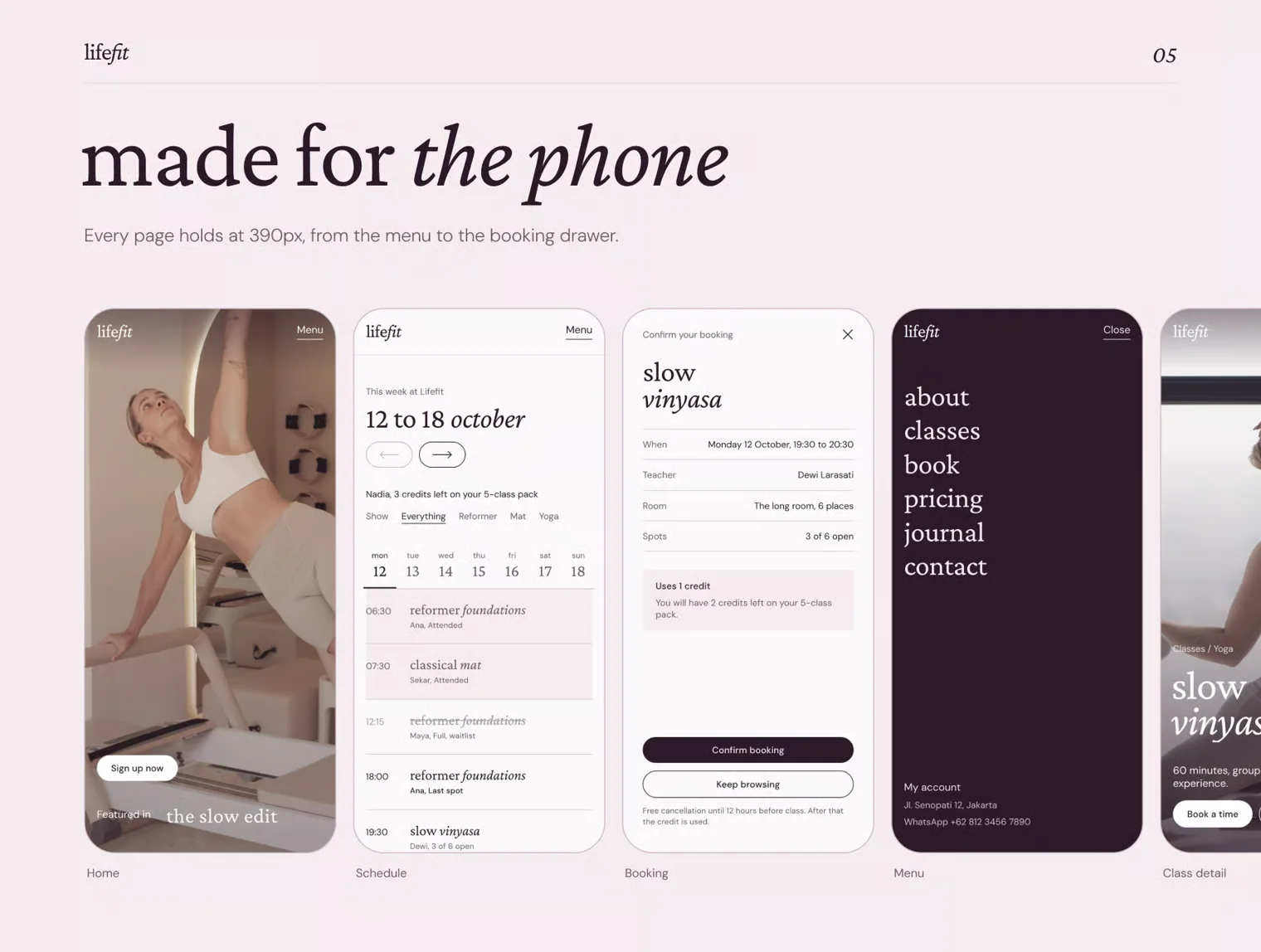 Lifefit — Pilates & Yoga Studio Website Template (Next.js, React, HTML) 5