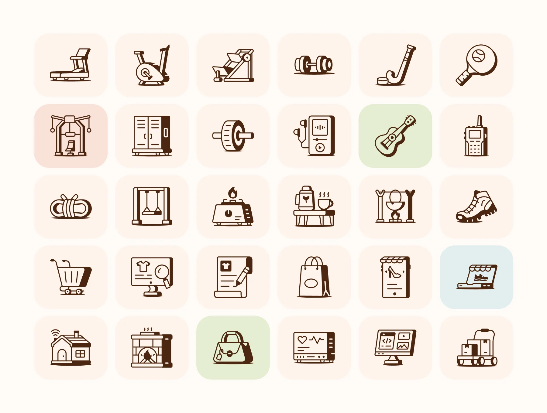 Lifestyle and Tech Icons 6