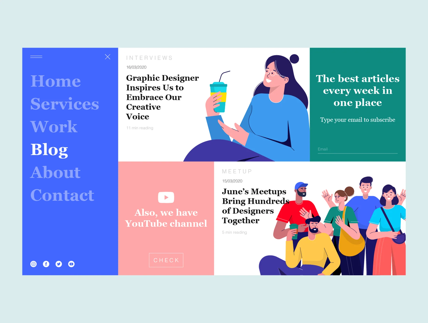 Lifestyle Illustrations 5