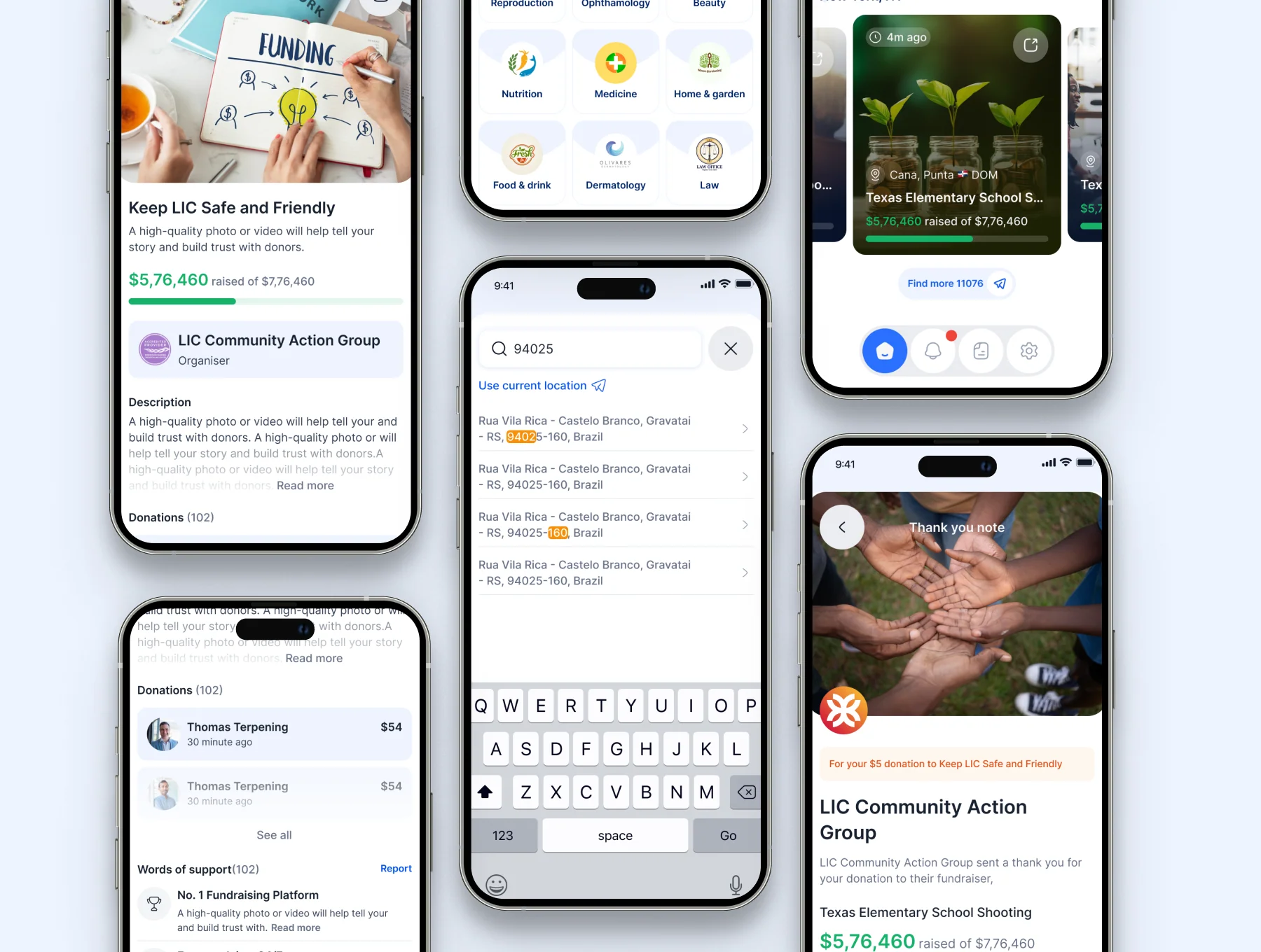 LiftUp - Fundraises App UI Kit 5