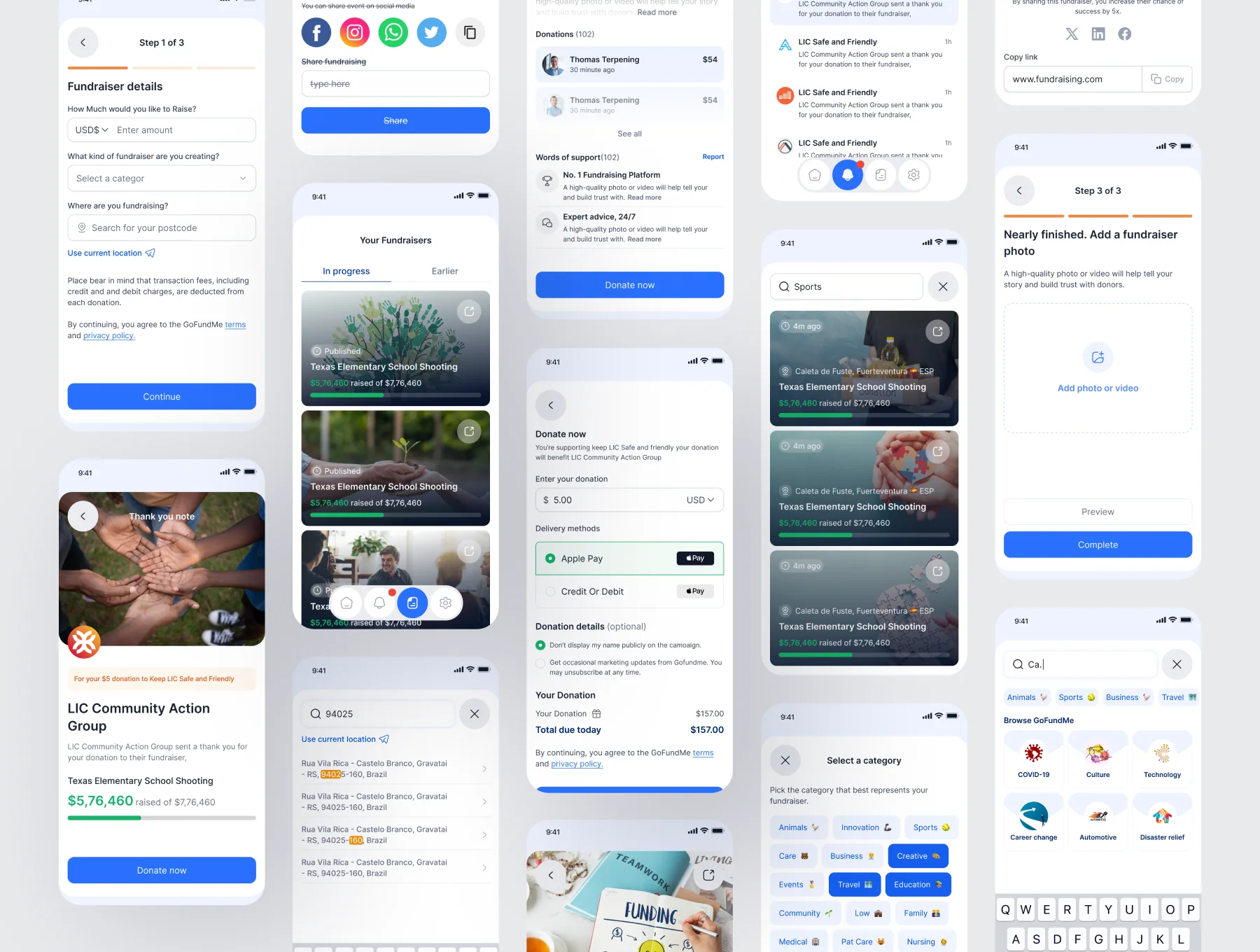 LiftUp - Fundraises App UI Kit 7