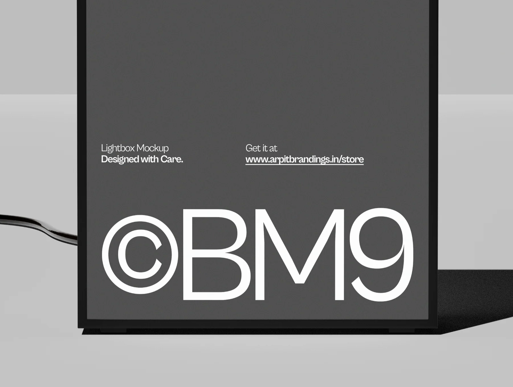 Lightbox Display Mockup 5