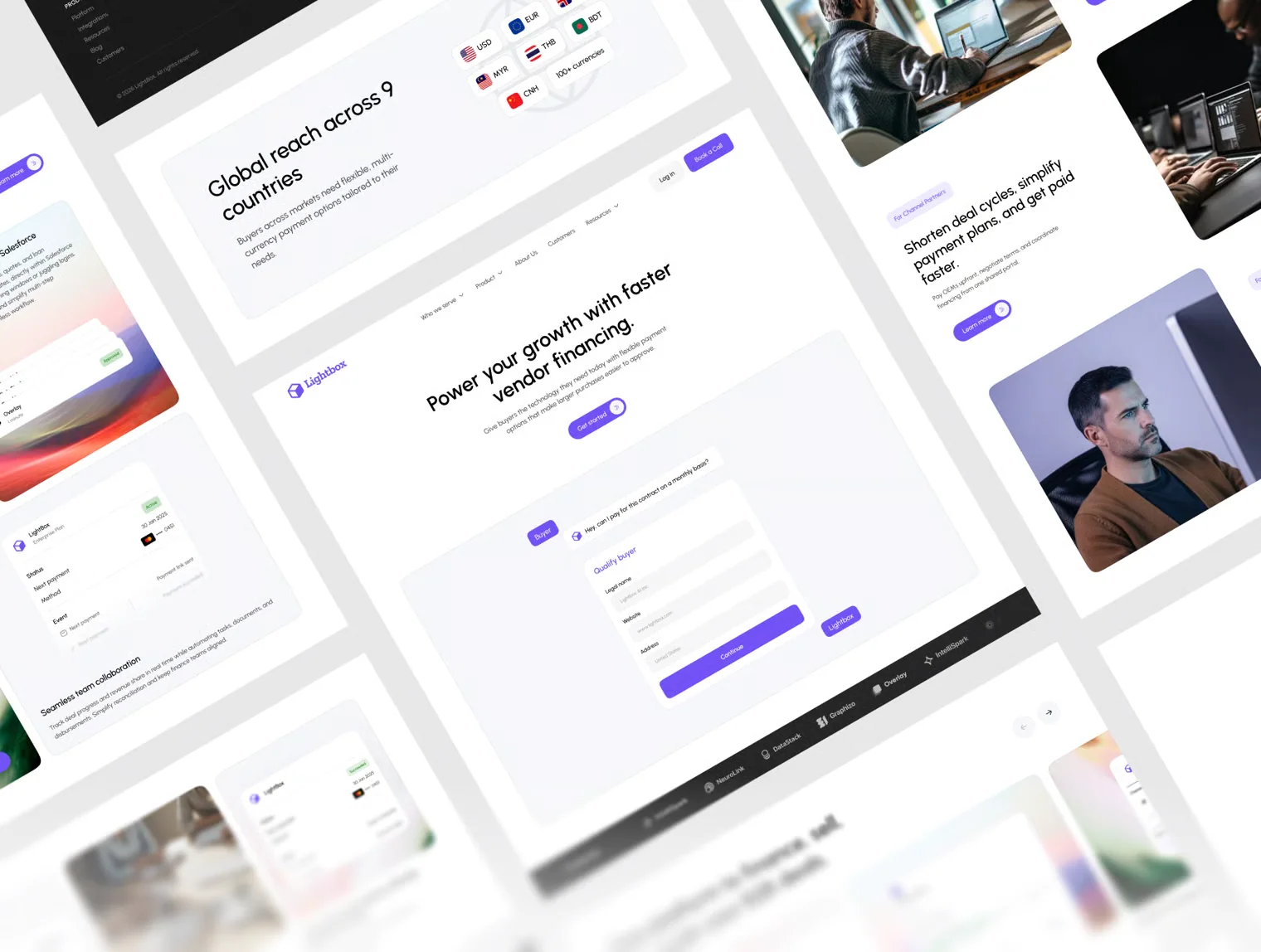 Lightbox : Modern B2B Vendor Financing Website & Mobile Template 3