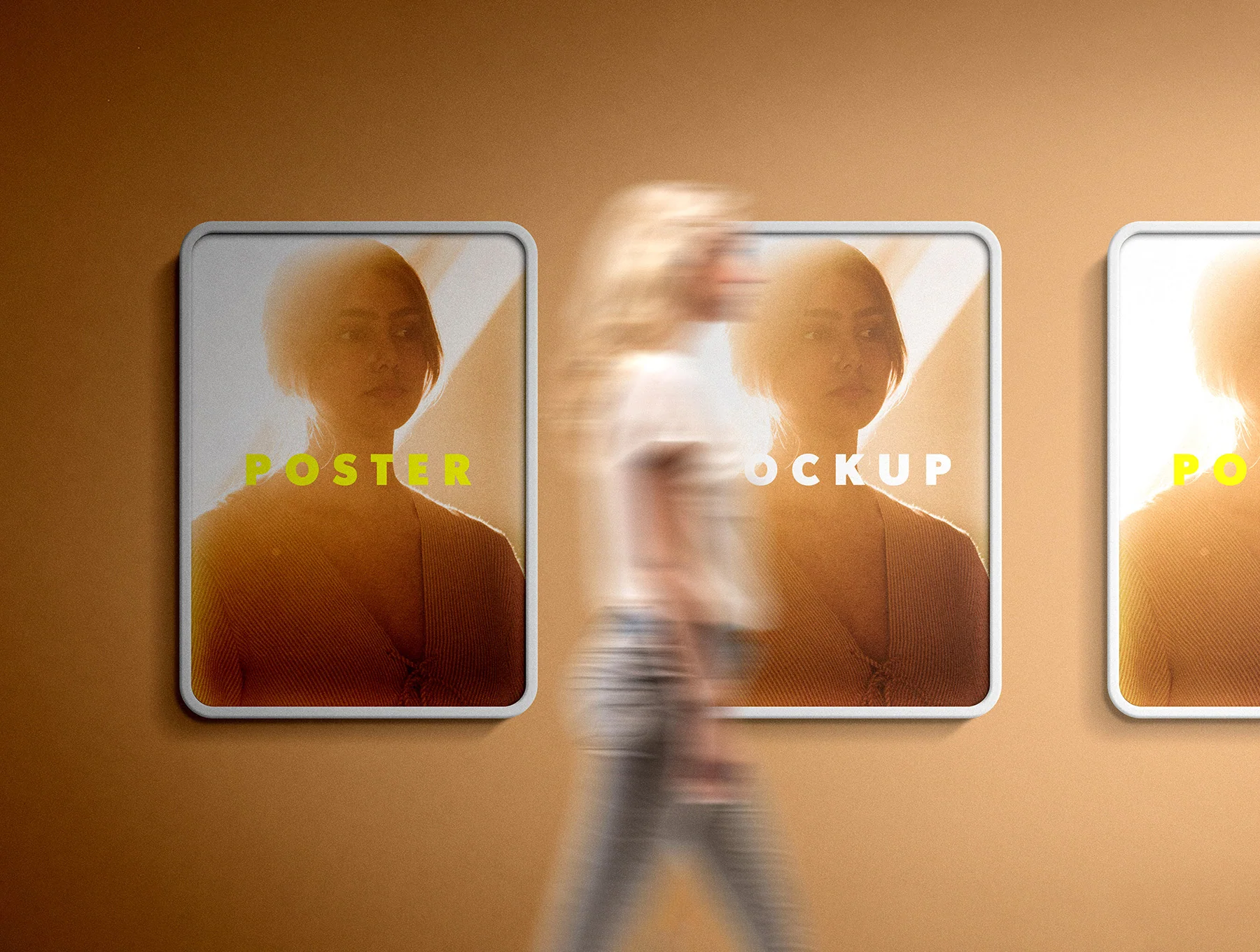 Lightbox Poster Mockup Set 3