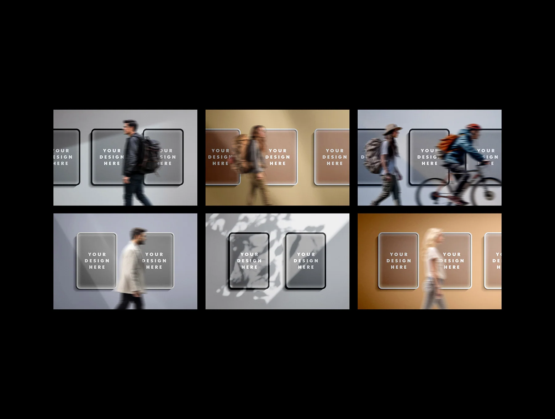 Lightbox Poster Mockup Set 4