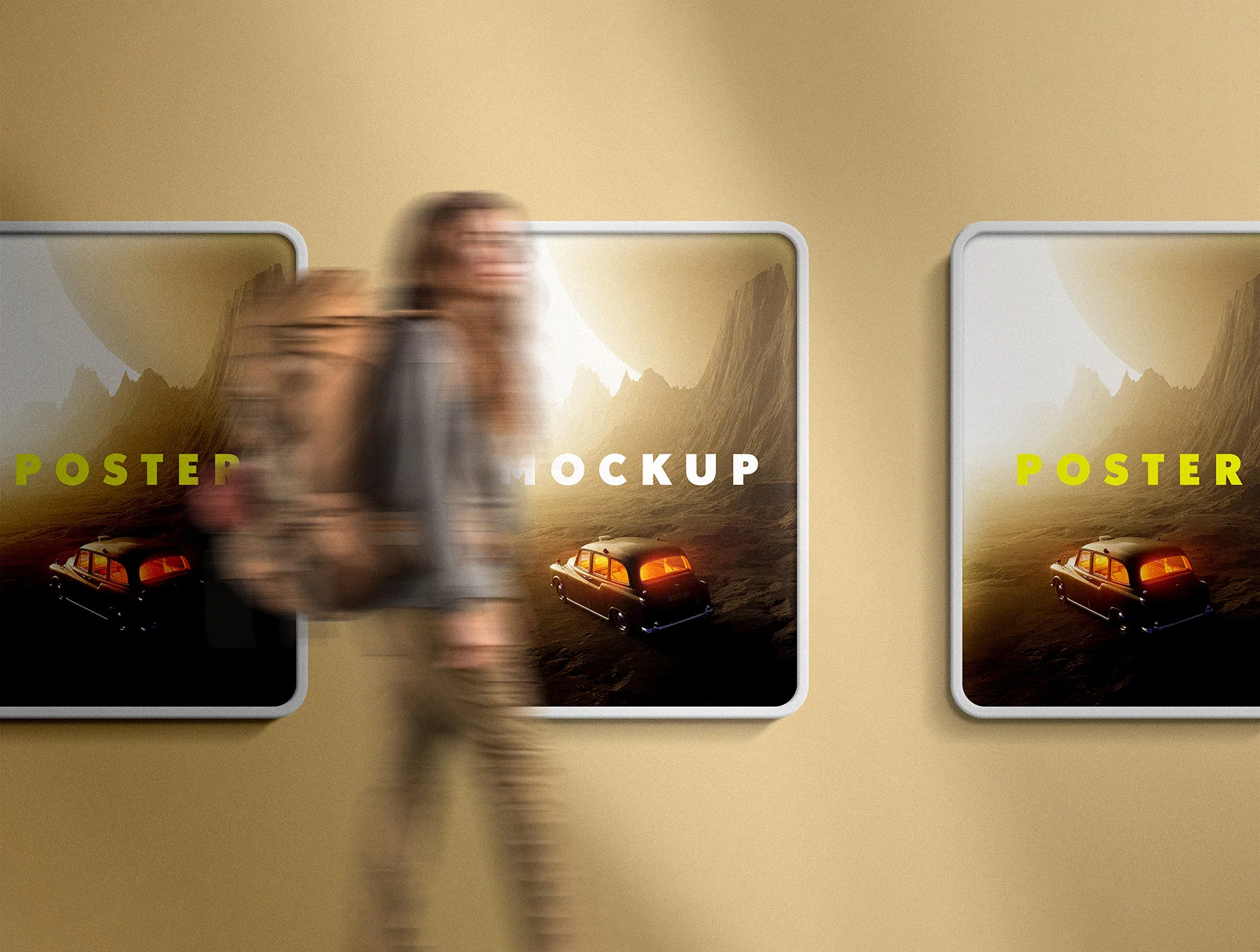 Lightbox Poster Mockup Set 7