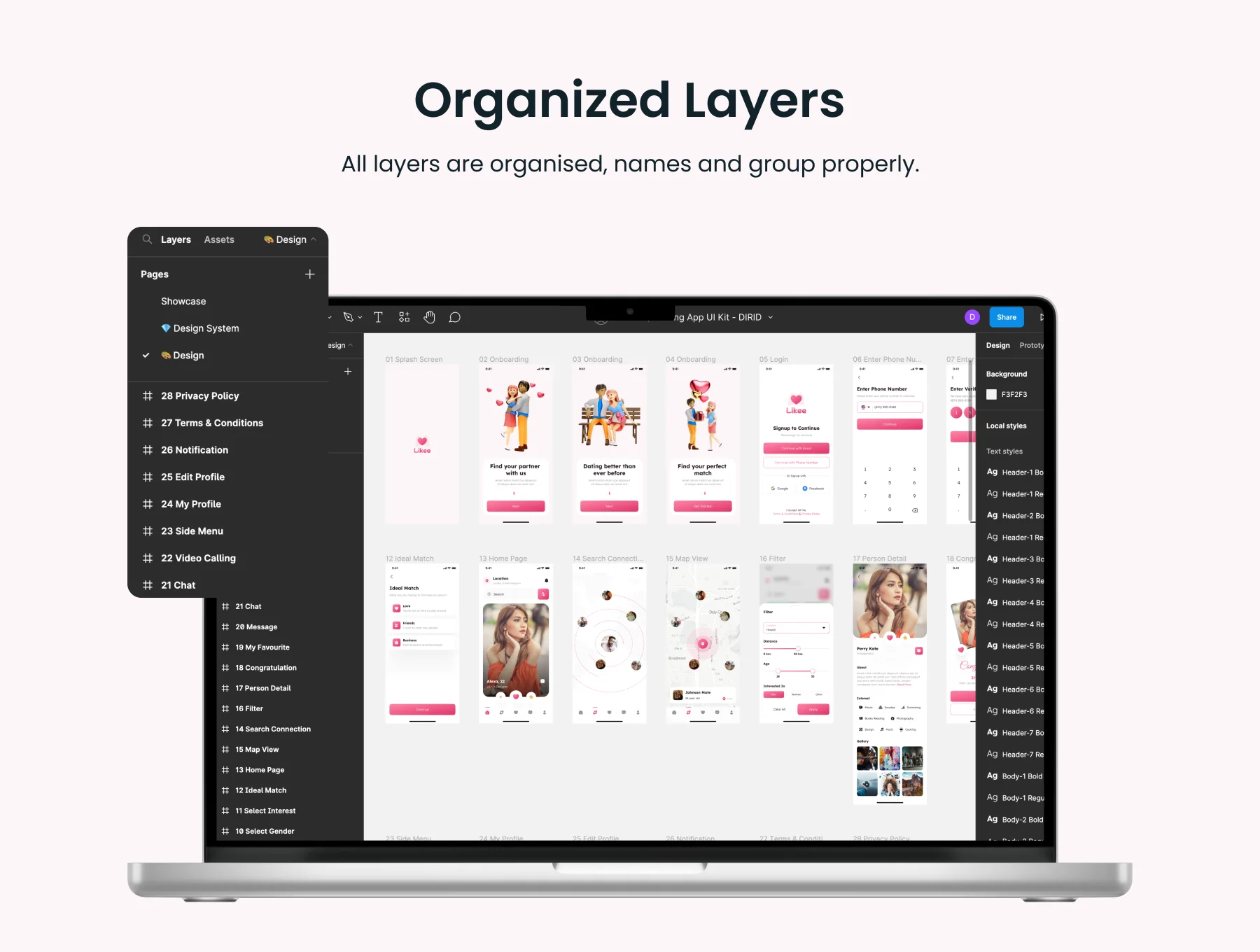 Likee - Dating App UI Kit 3