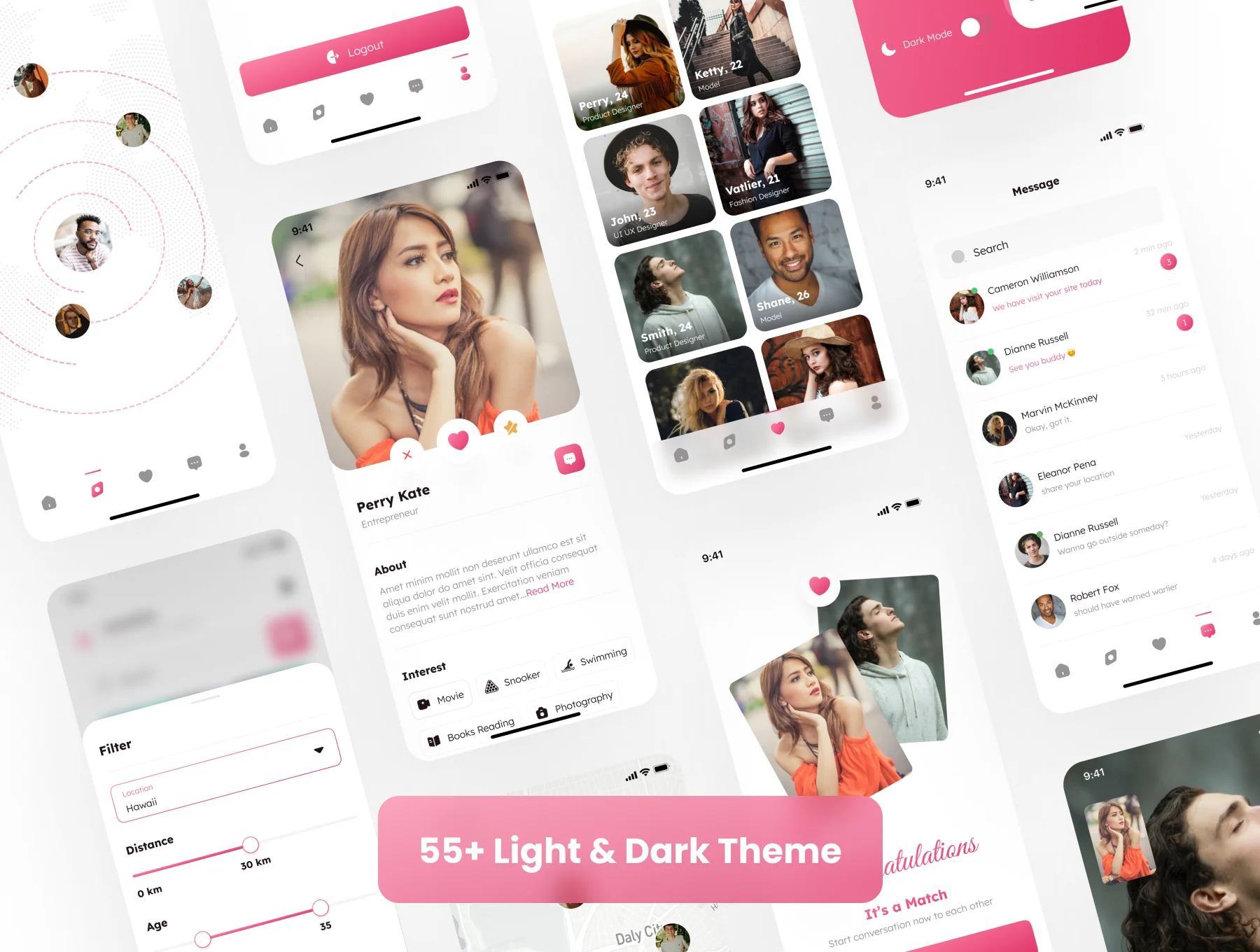 Likee - Dating App UI Kit 6