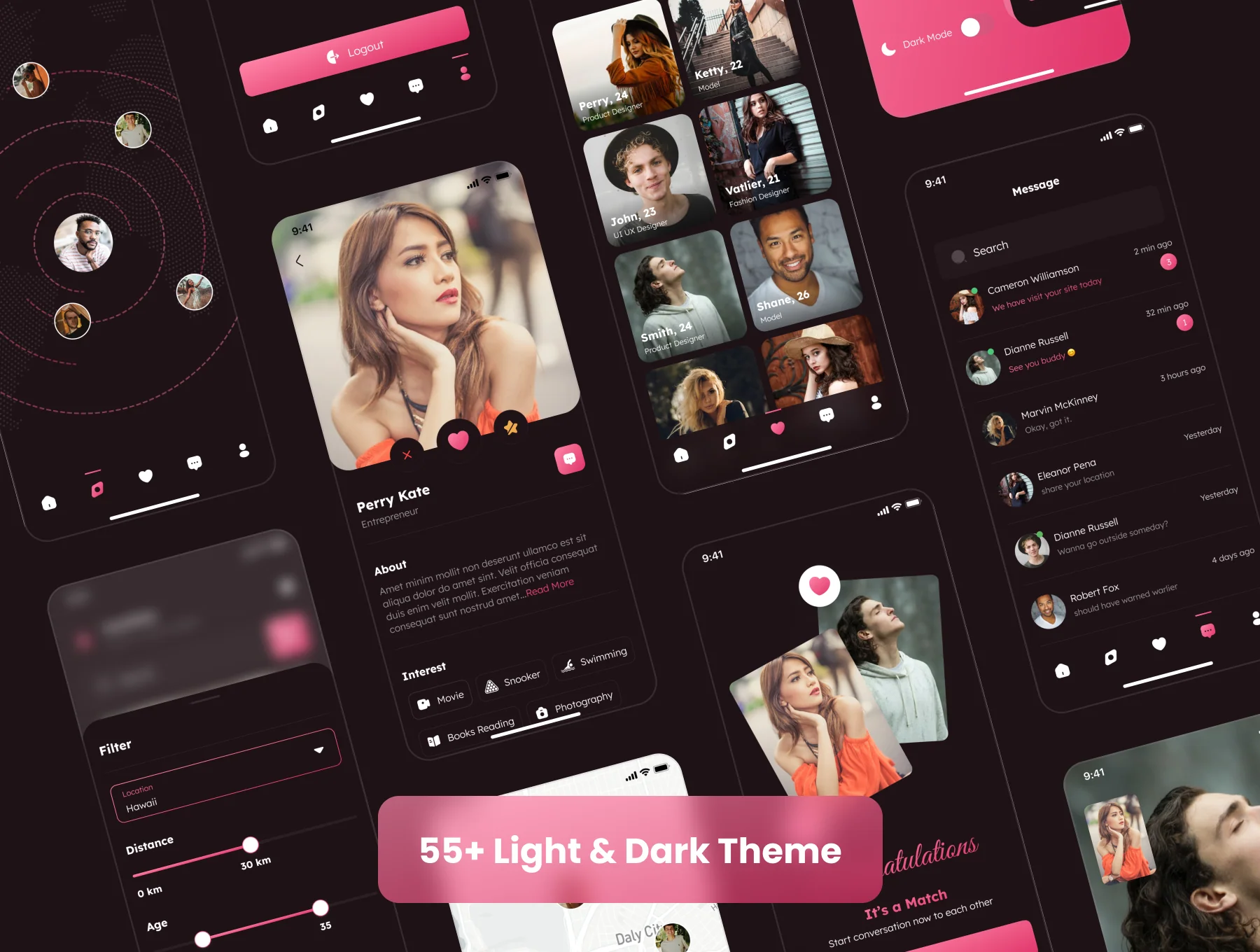 Likee - Dating App UI Kit 8