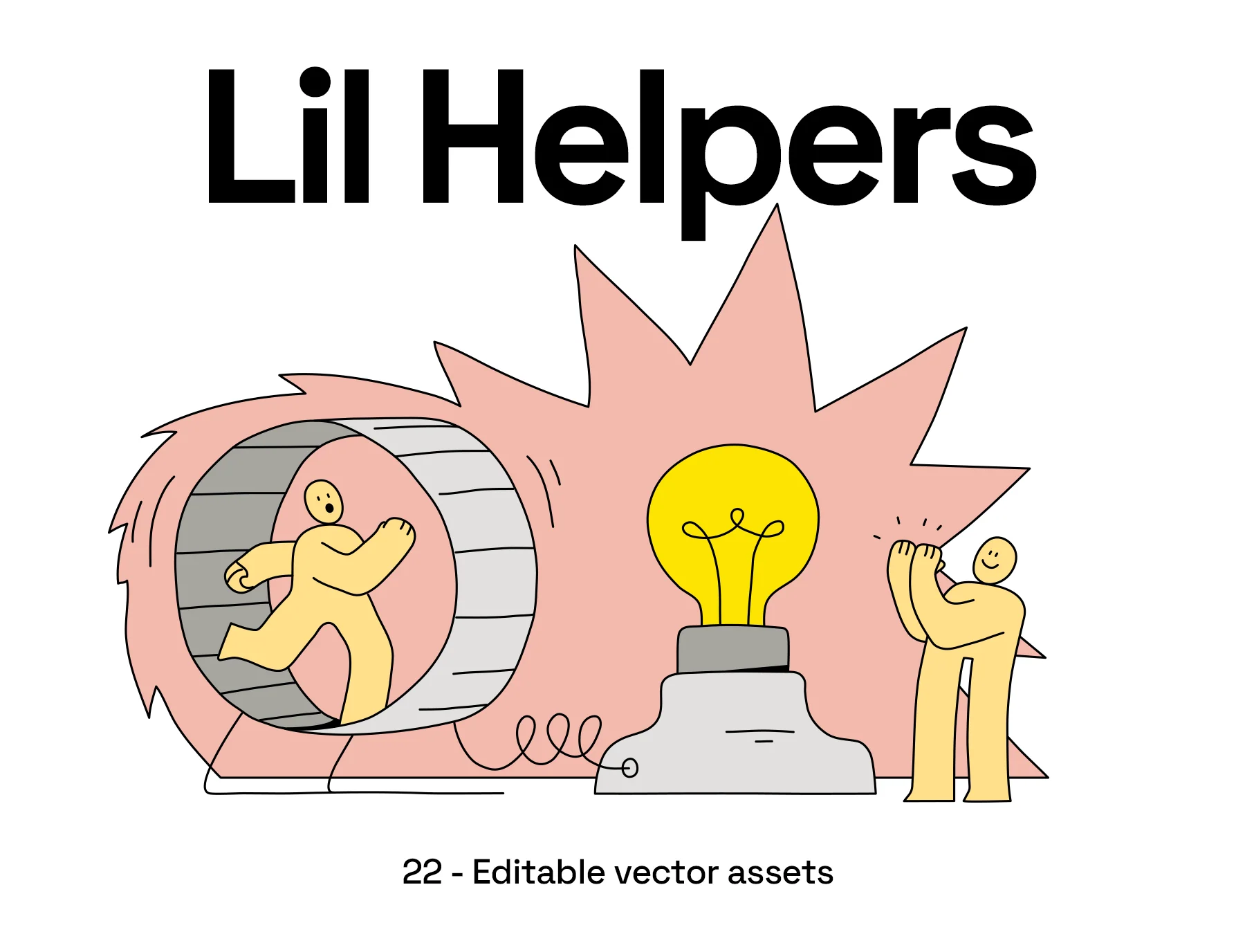 Lil Helpers - illustration pack