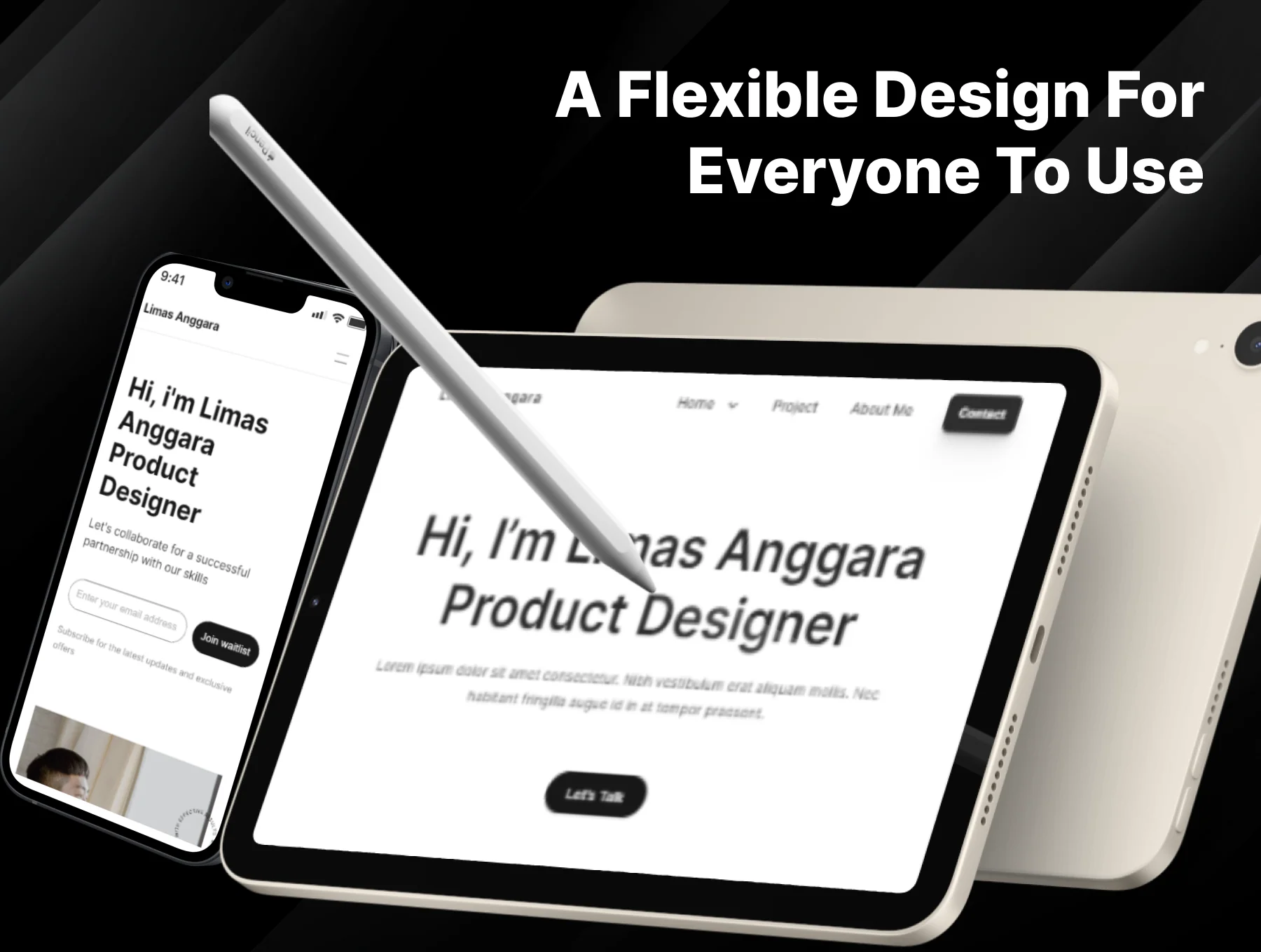 Limas Anggara - Portfolio Template Framer 4