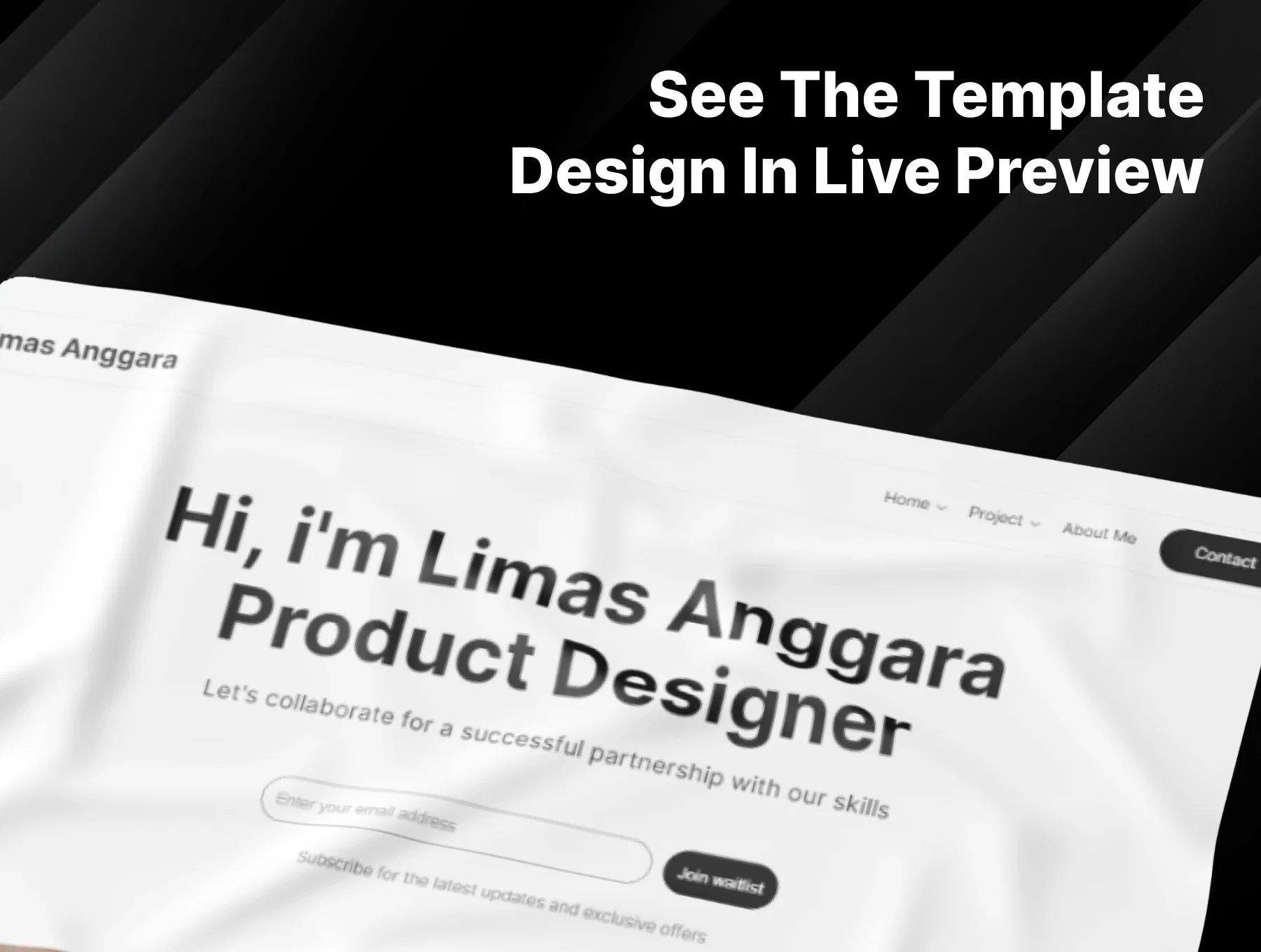 Limas Anggara - Portfolio Template Framer 6
