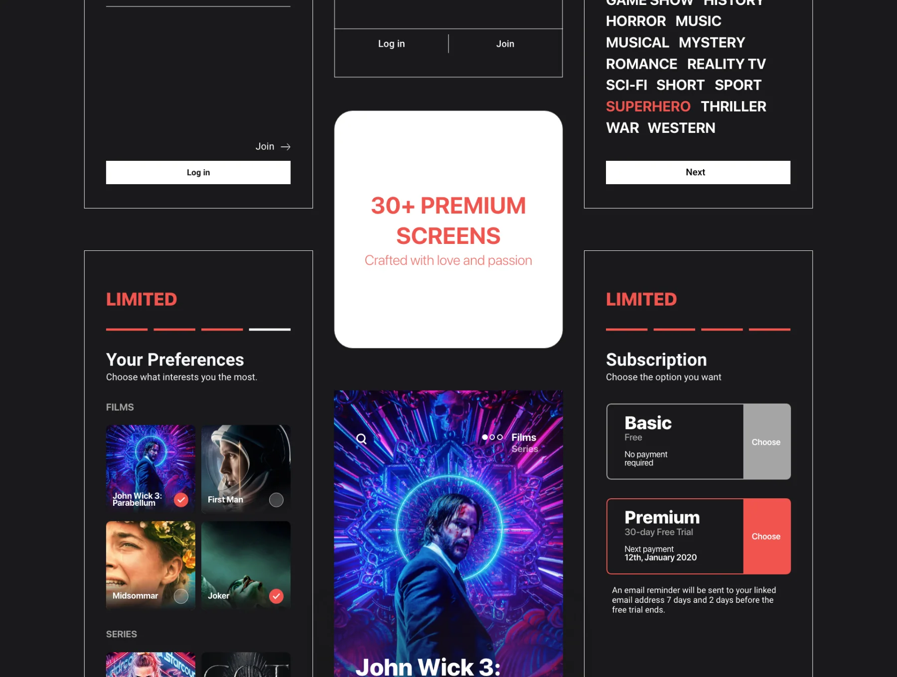 Limited App IOS UI KIT 3