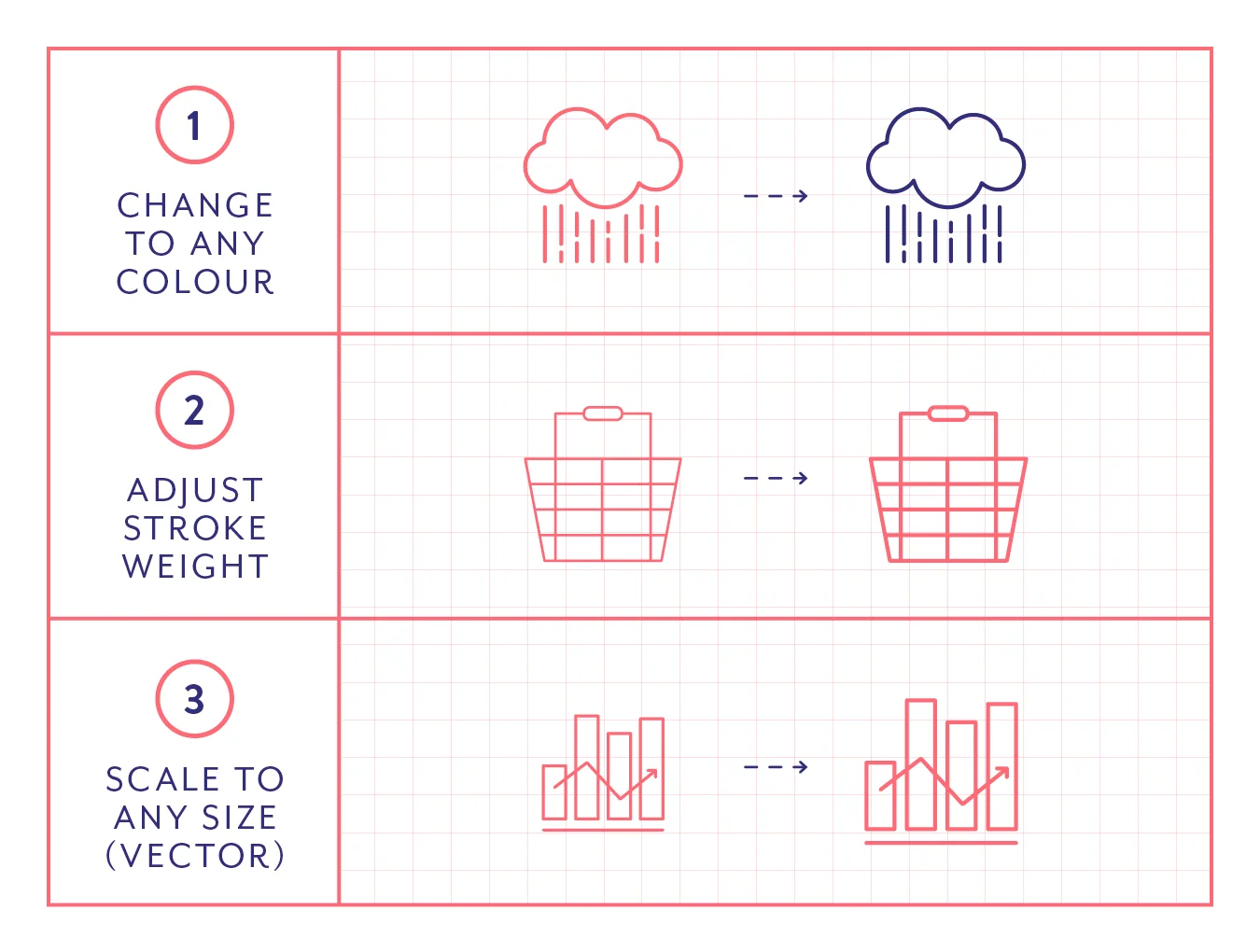 60 Useful Line Icons 3