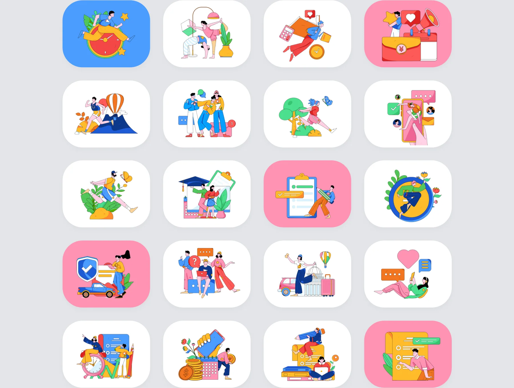 line illustration component library