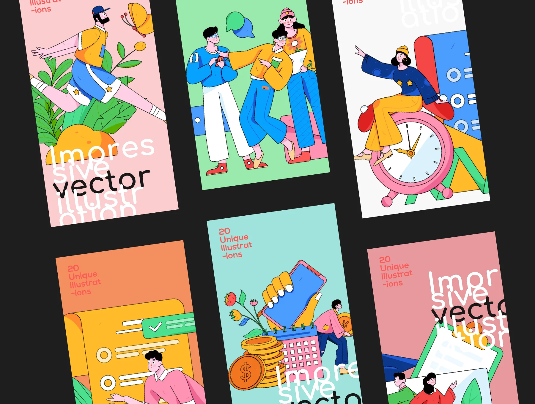 line illustration component  library 6