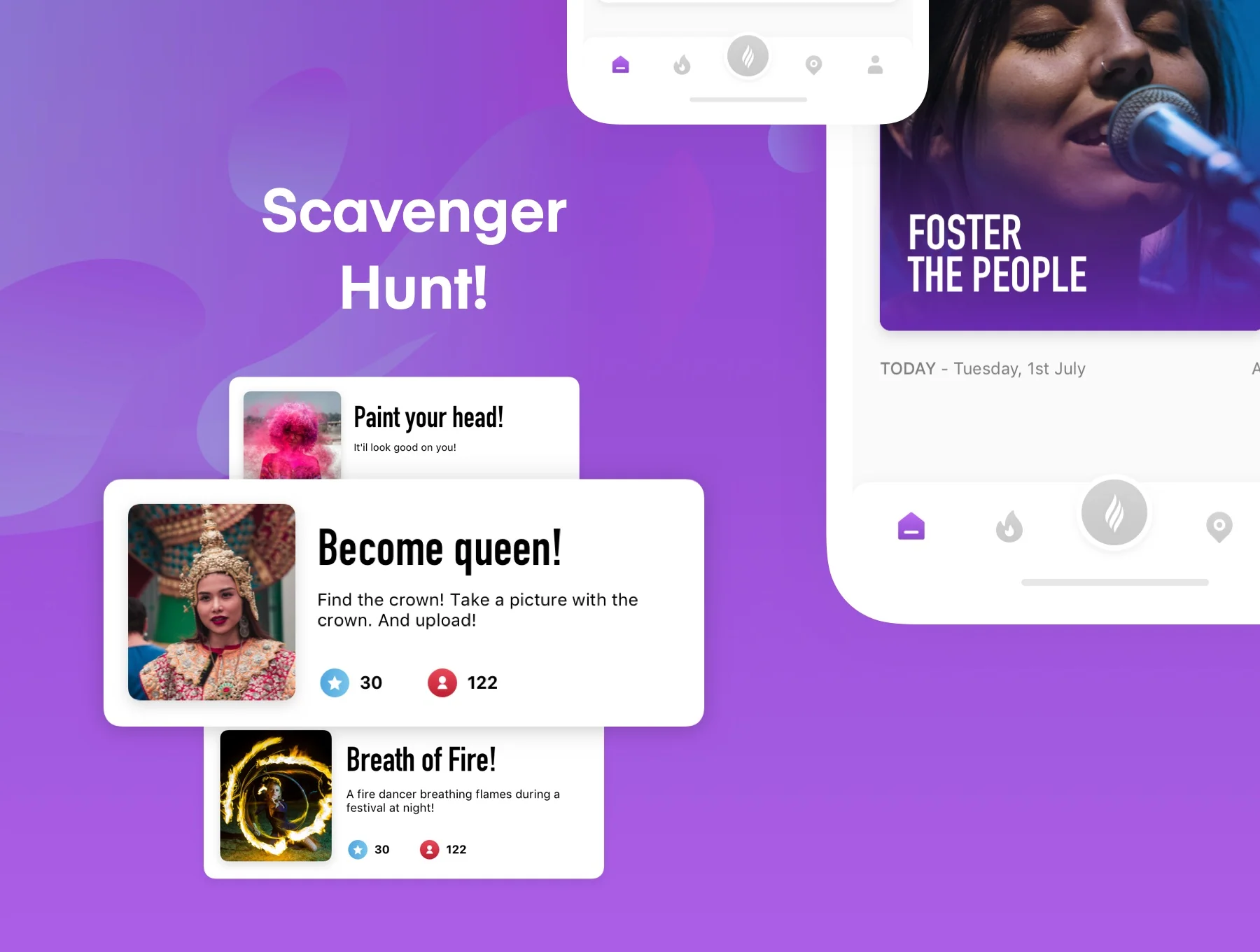 LineFest - Music Festival Mobile App UI Kit 3