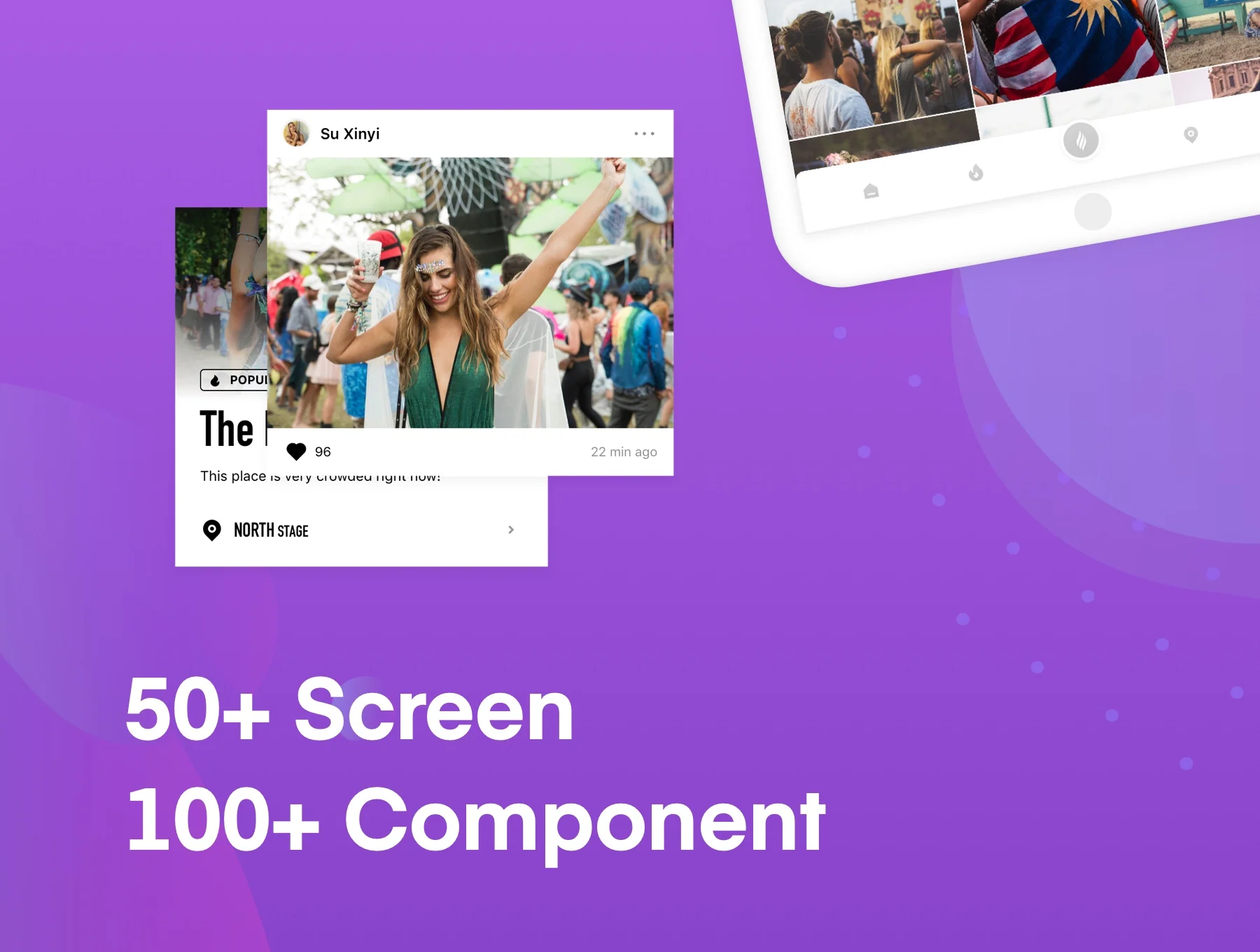 LineFest - Music Festival Web & Tablet App UI Kit 6