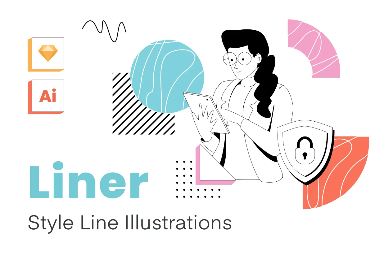 Liner - Line Style Illustration