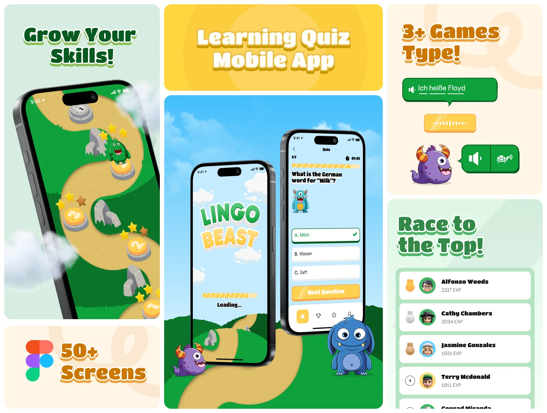 LingoBeast - Mobile App Kit 2