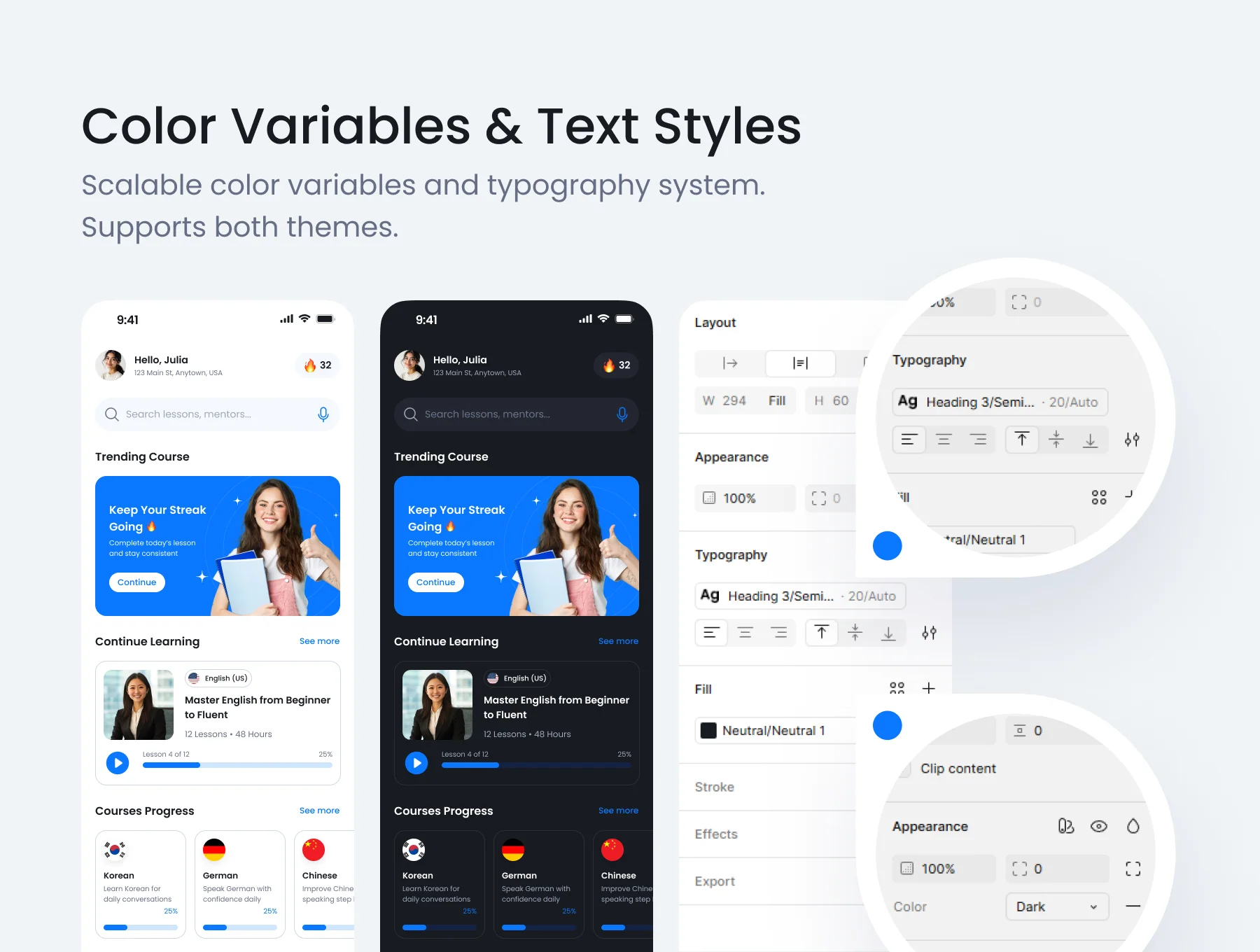 Lingua — AI Language Learning App UI Kit 3