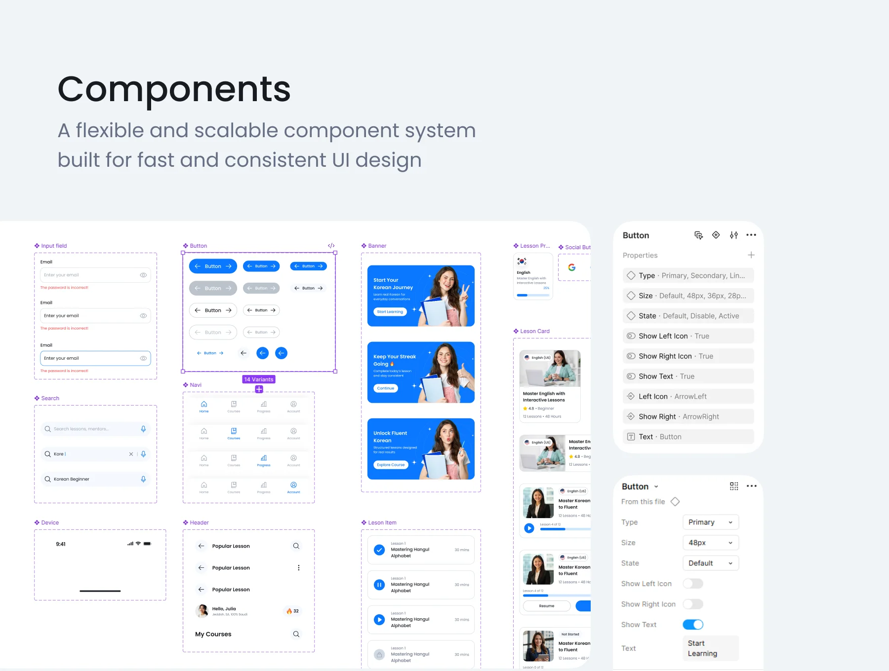 Lingua — AI Language Learning App UI Kit 4