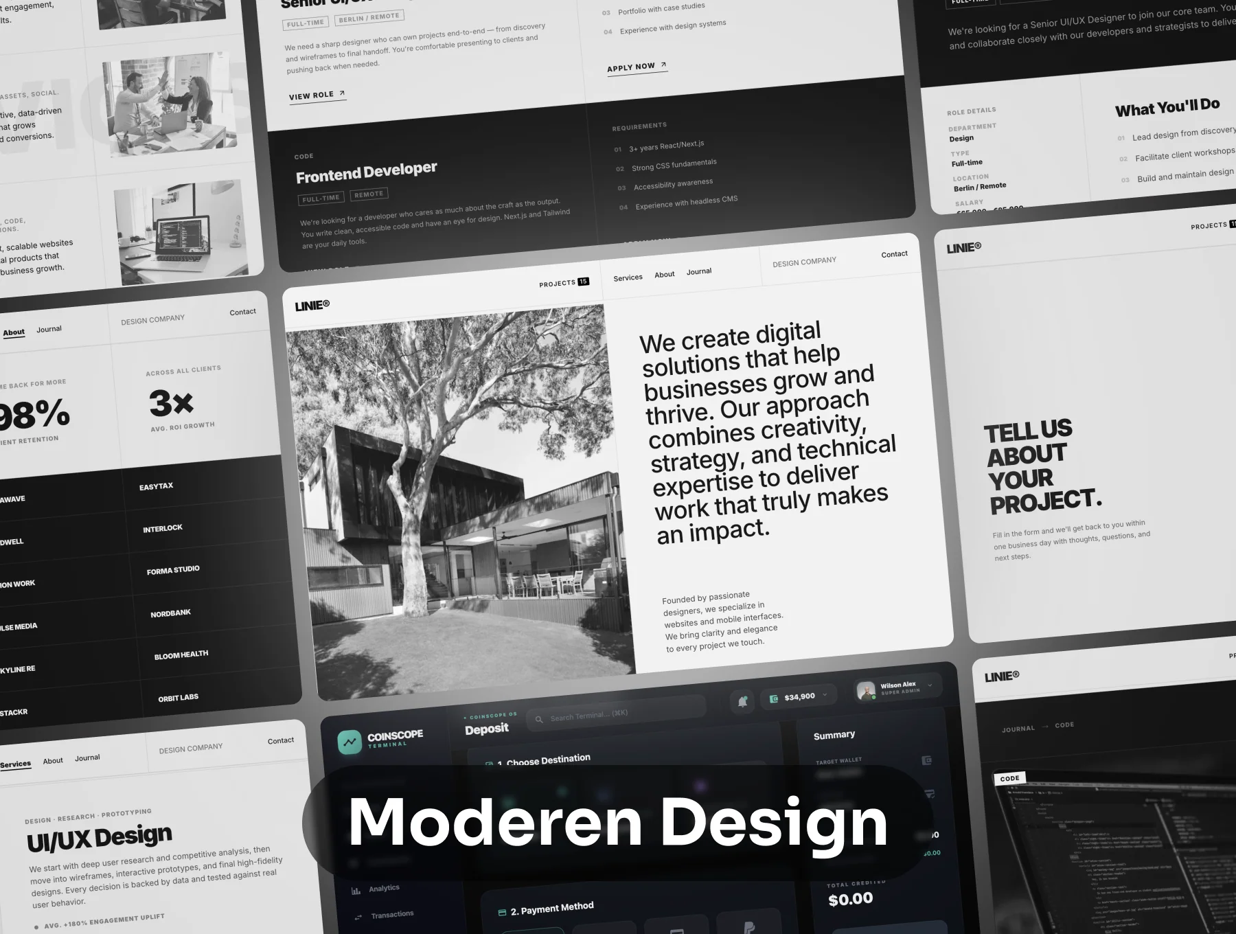 LINIE - Digital Design Agency Template 4