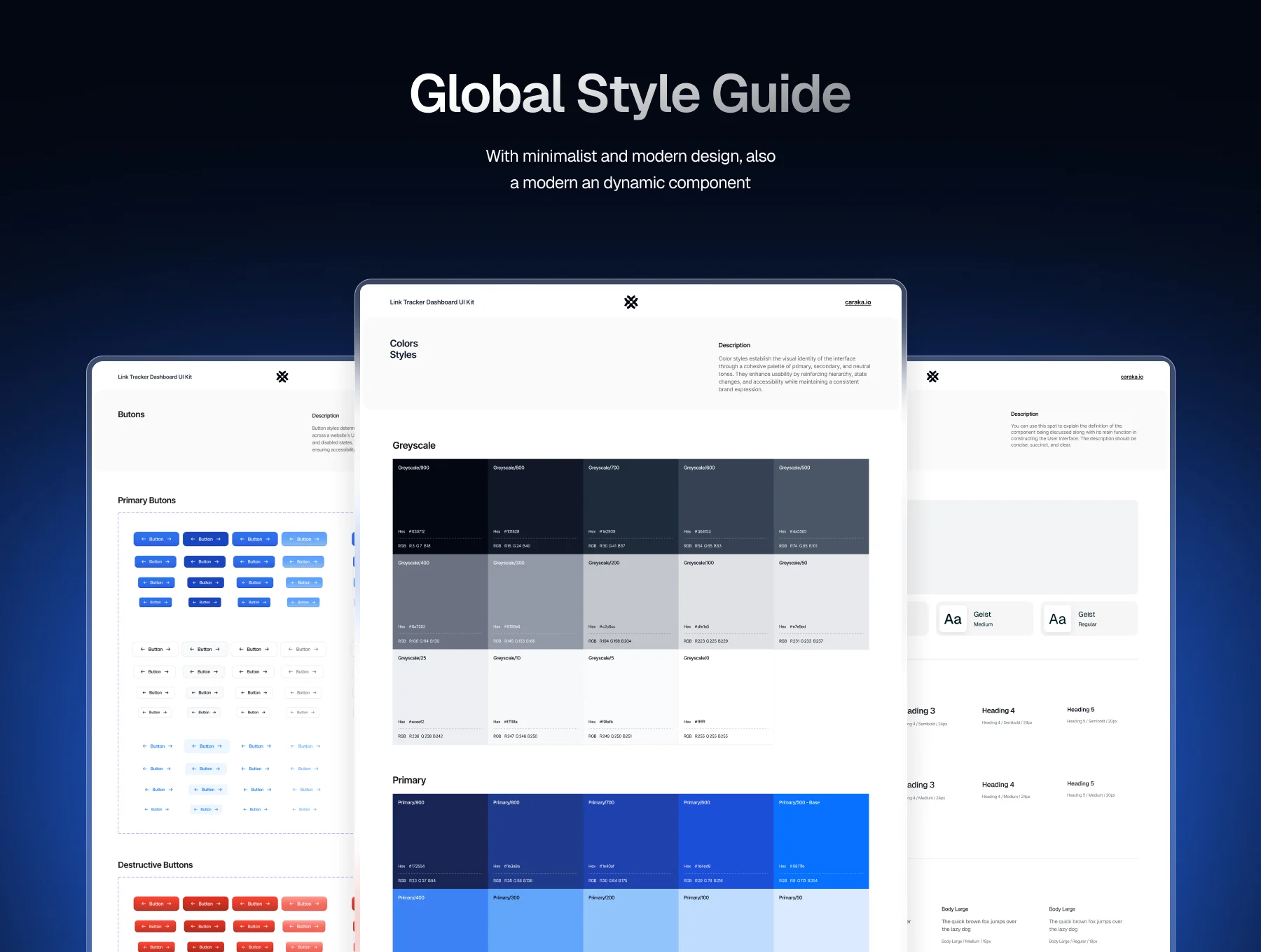 Linkora - Link Tracker Dashboard UI Kit 3
