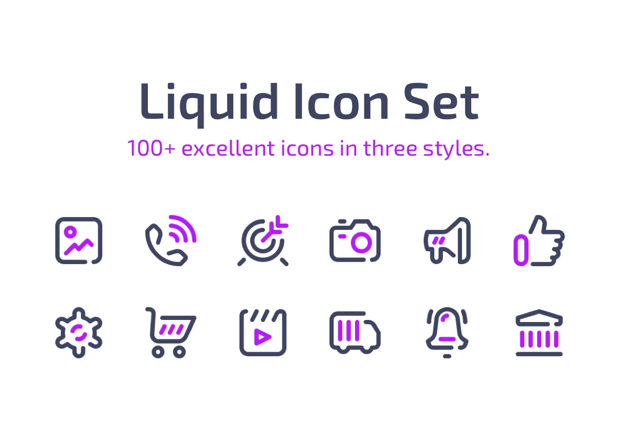 Liquid Icon Set