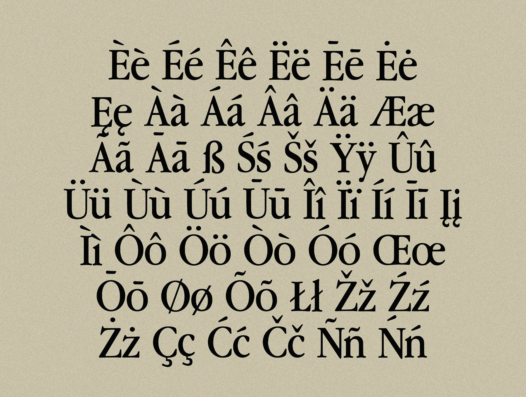 Liria Serif Typeface – Regular + Italic 9