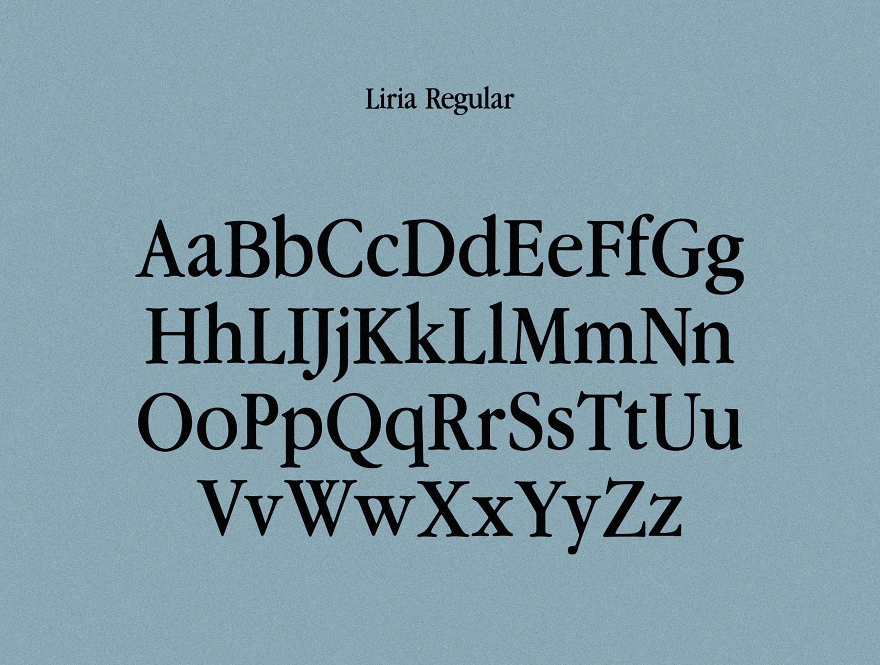 Liria Serif Typeface – Regular + Italic 11