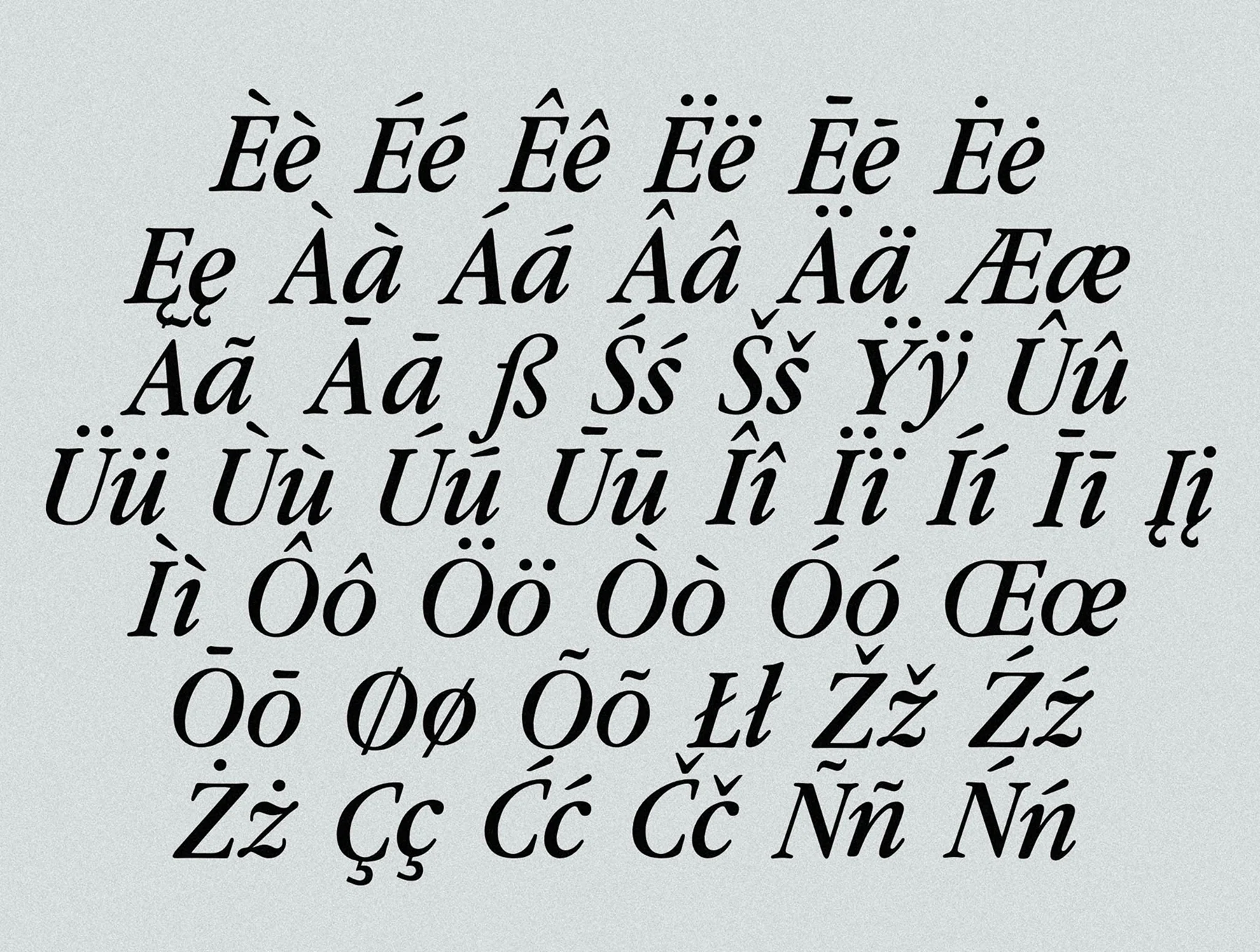 Liria Serif Typeface – Regular + Italic 5