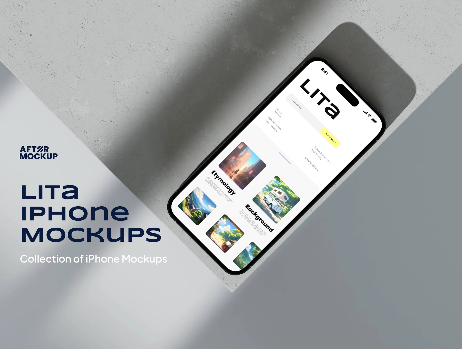 Lita iPhone Mockups