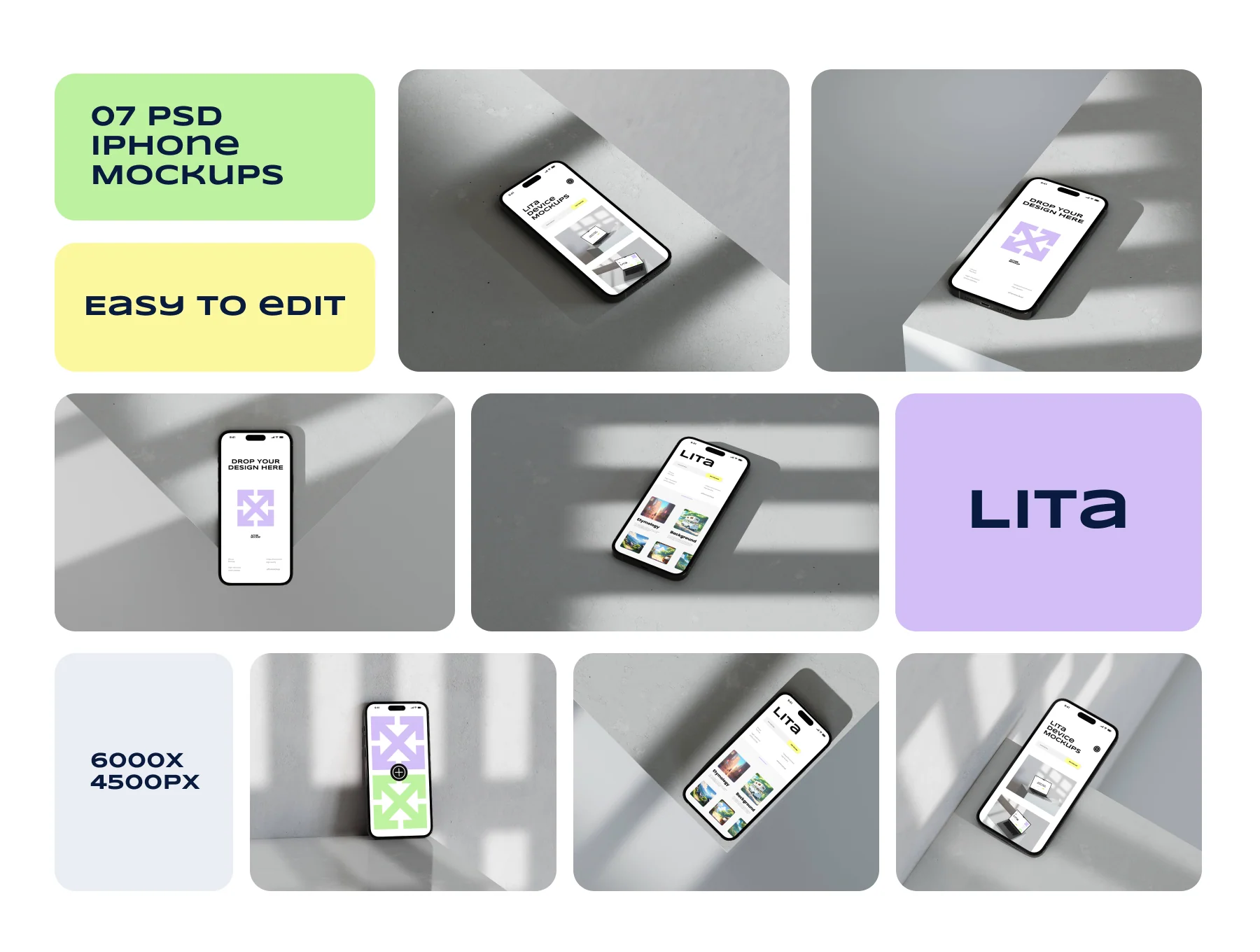Lita iPhone Mockups 2