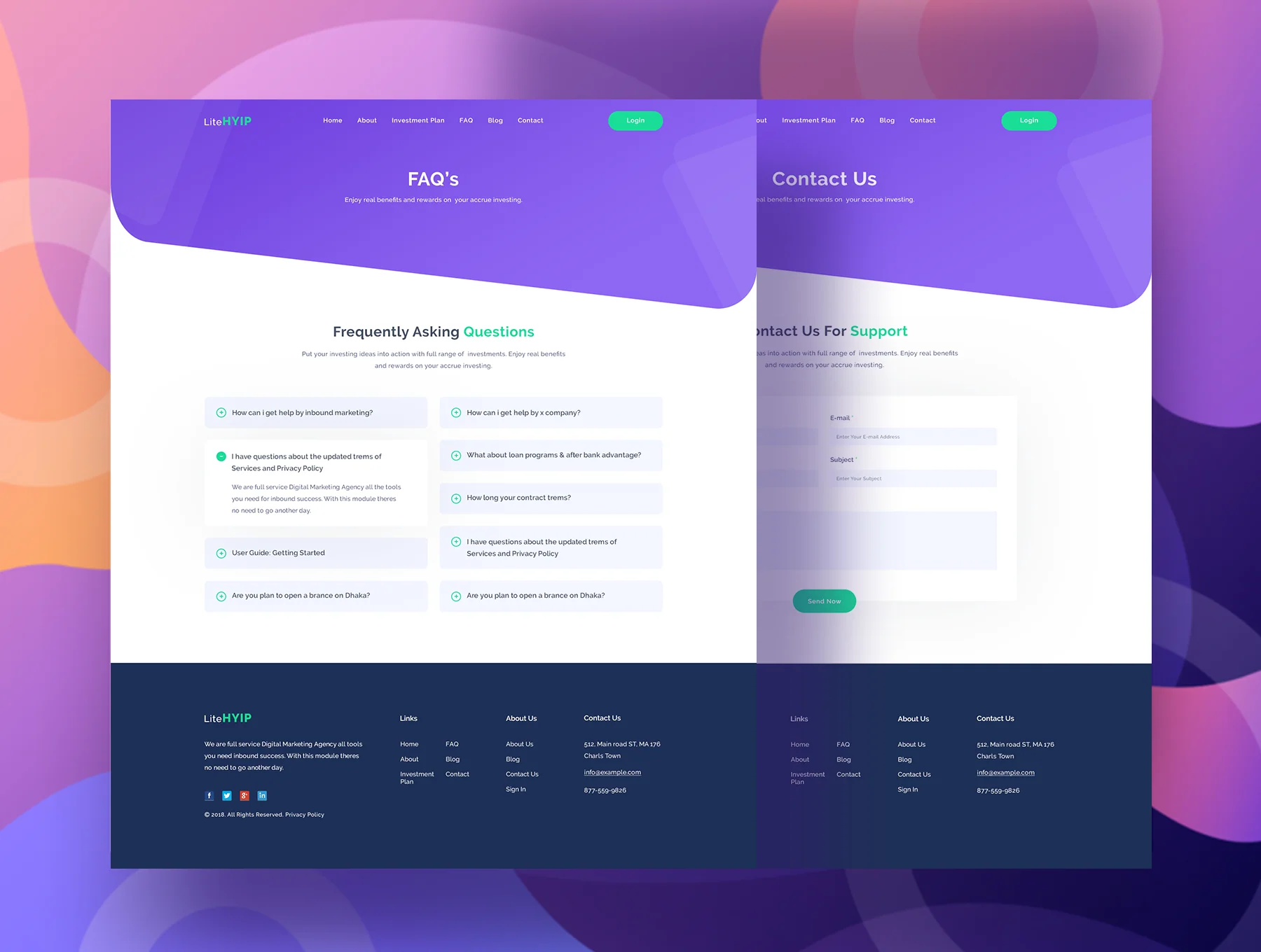LiteHYIP – HYIP Investment Website PSD Template 6