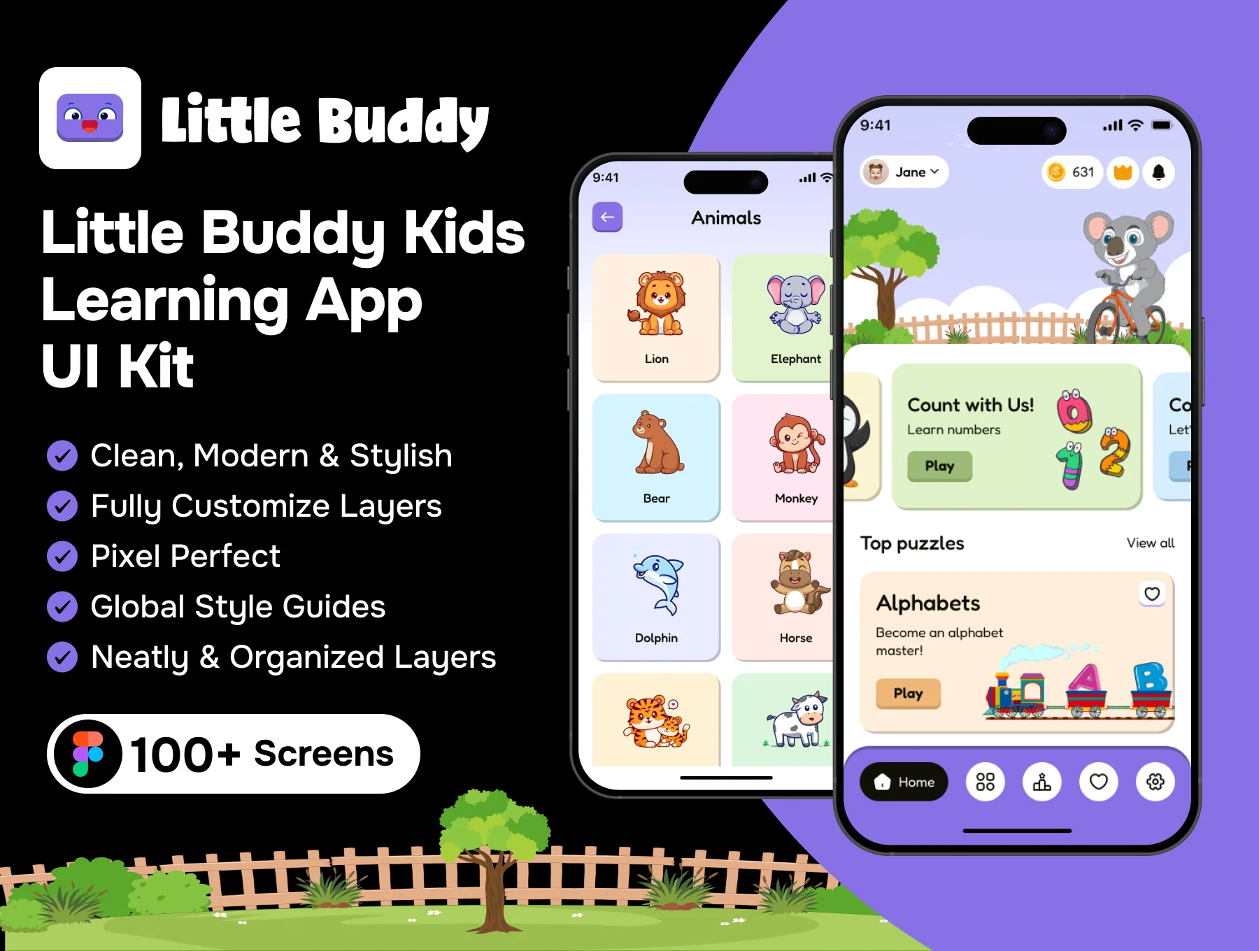 Little Buddy - Kids Learning App UI Kit