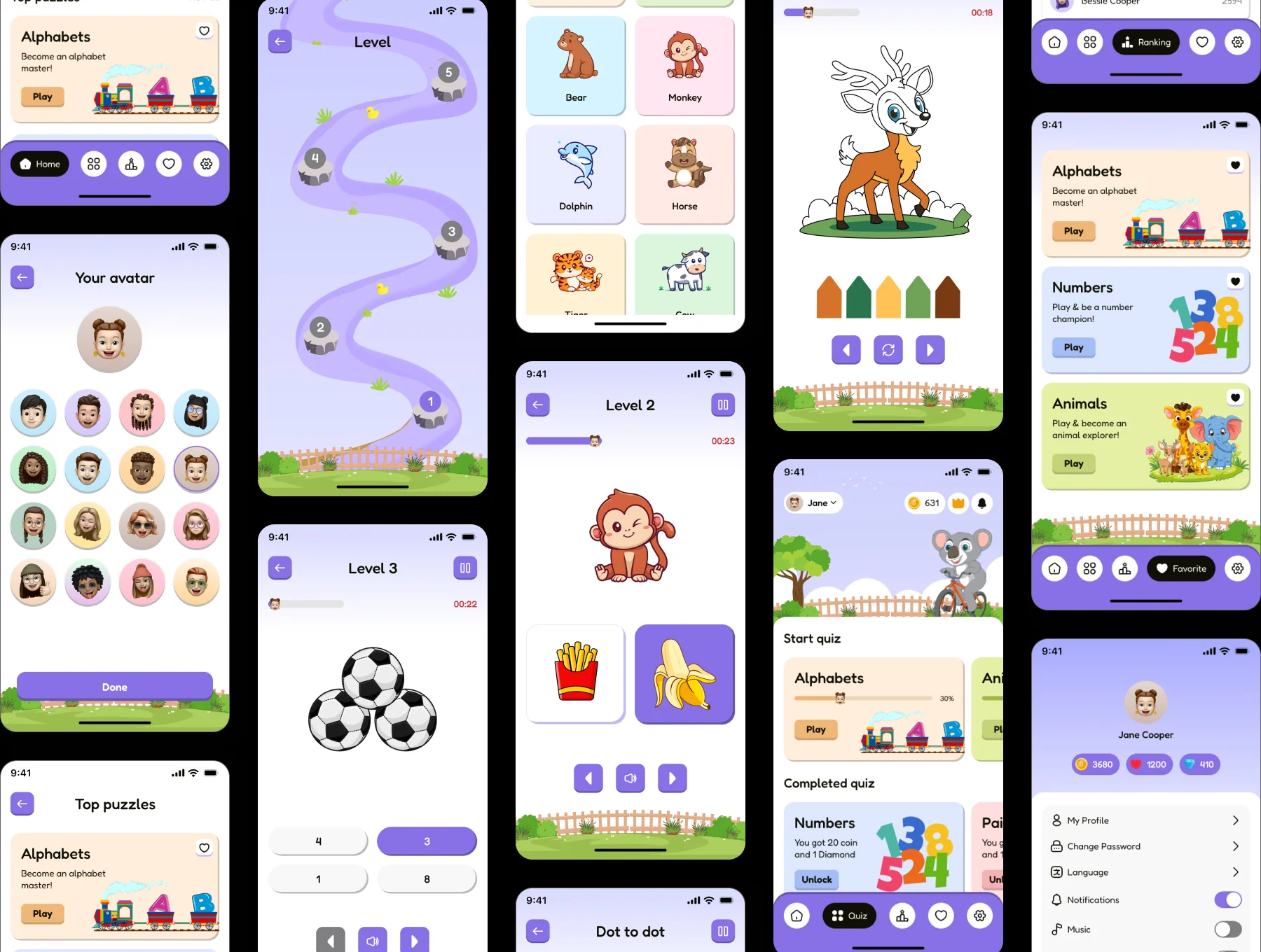Little Buddy - Kids Learning App UI Kit 4