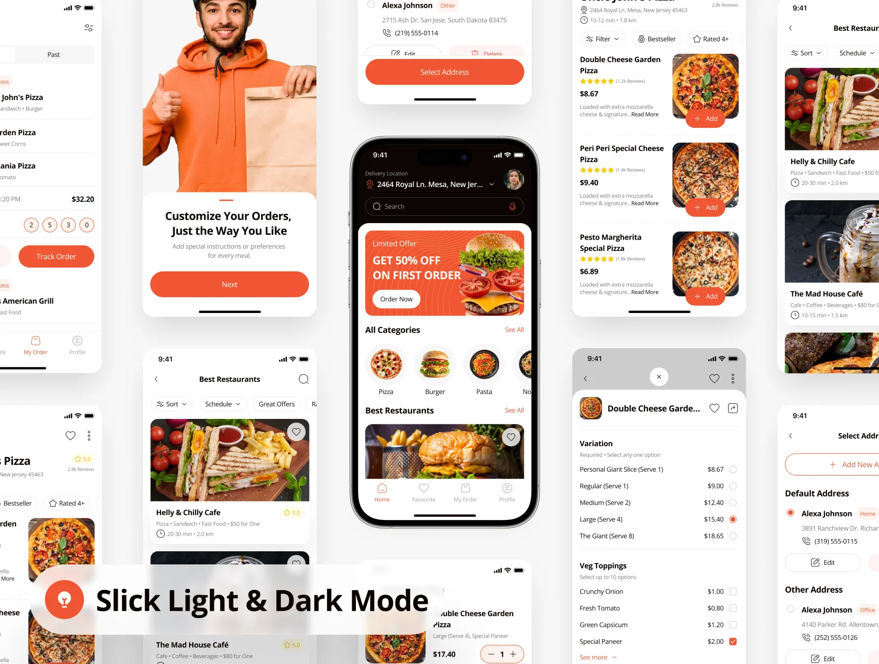 Liupo - Food Delivery App UI Kit 3