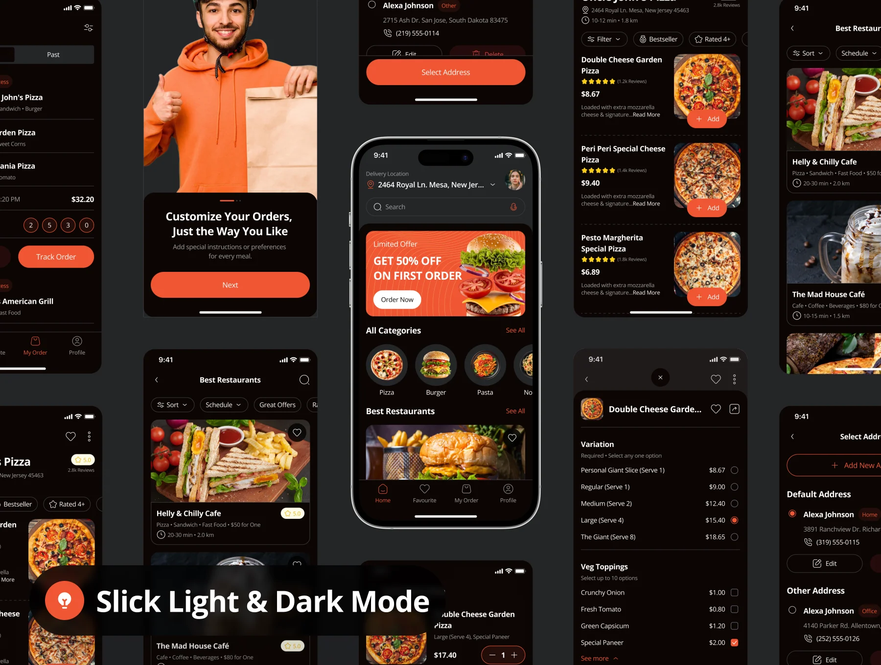 Liupo - Food Delivery App UI Kit 4