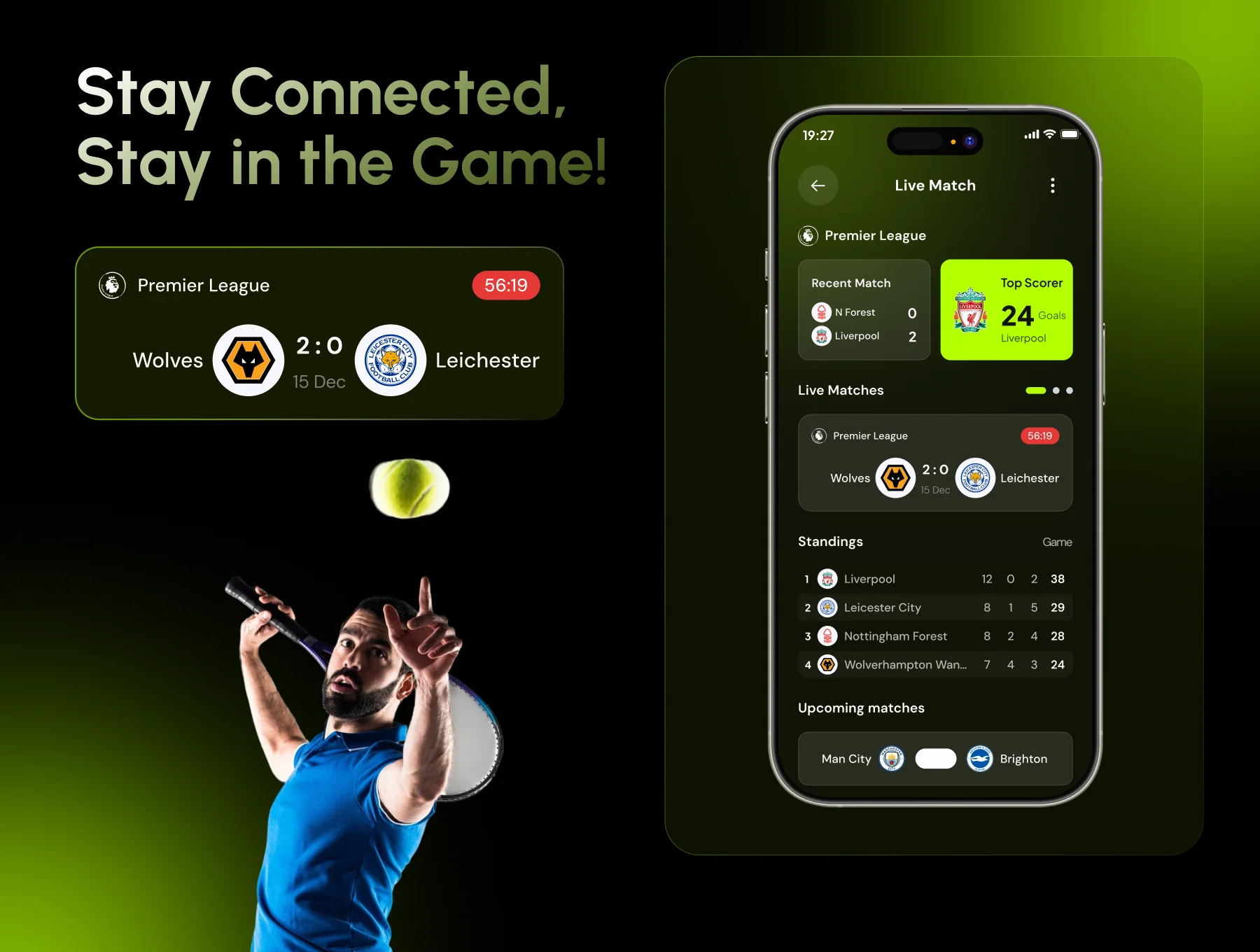 LiveArena - Live Score & News Sport Apps UI Kits 5