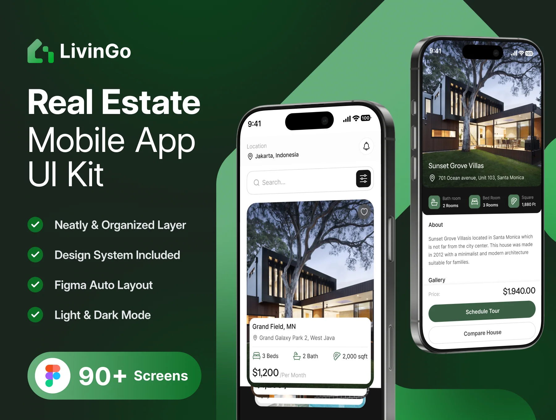 LivinGo - Real Estate Mobile UI Kit