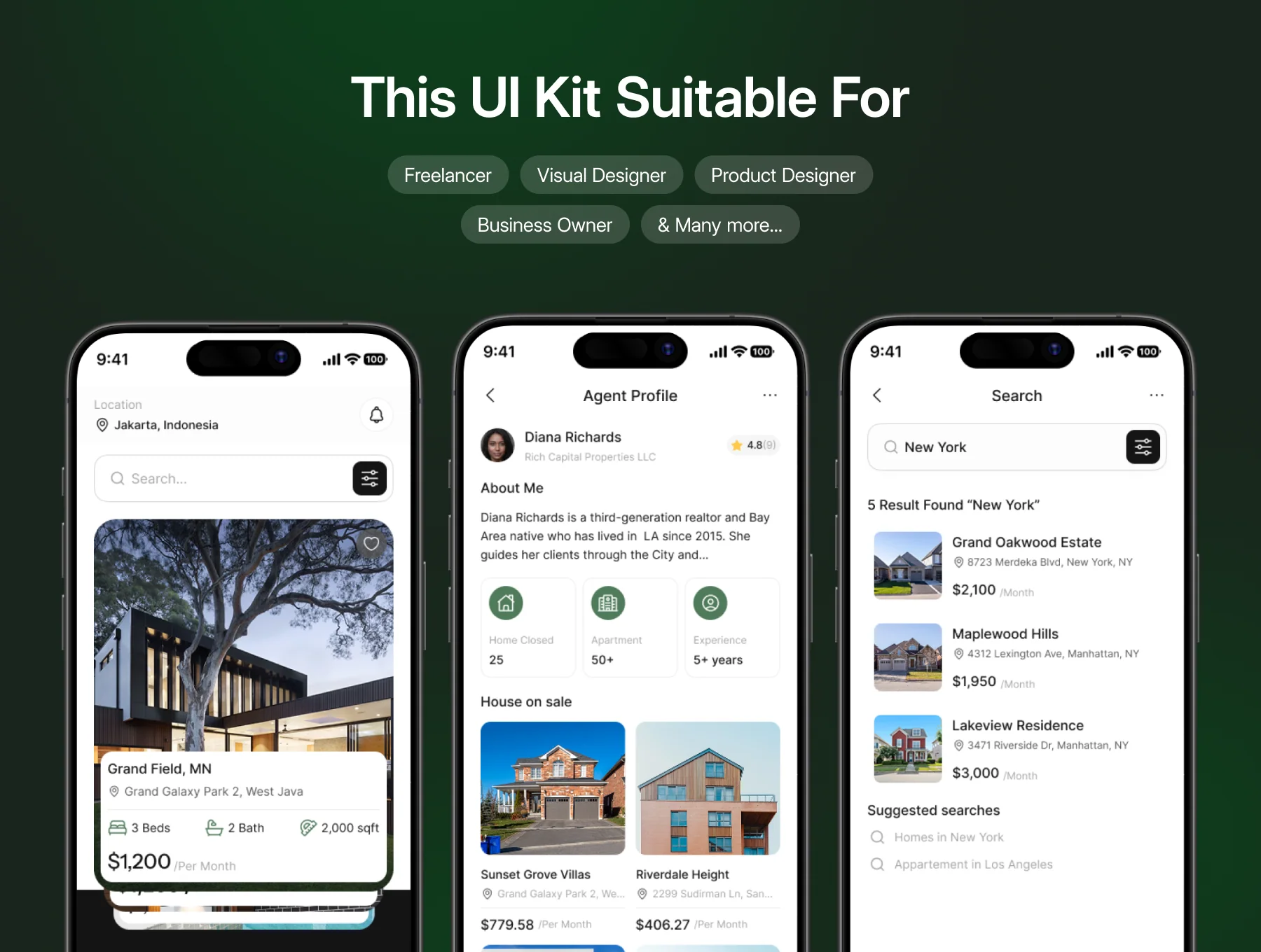 LivinGo - Real Estate Mobile UI Kit 7