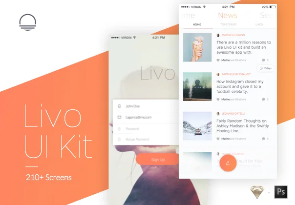 Livo UI Kit