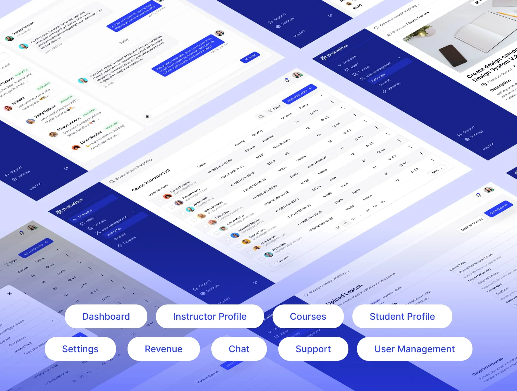 LMS Admin Dashboard UI Kit 6