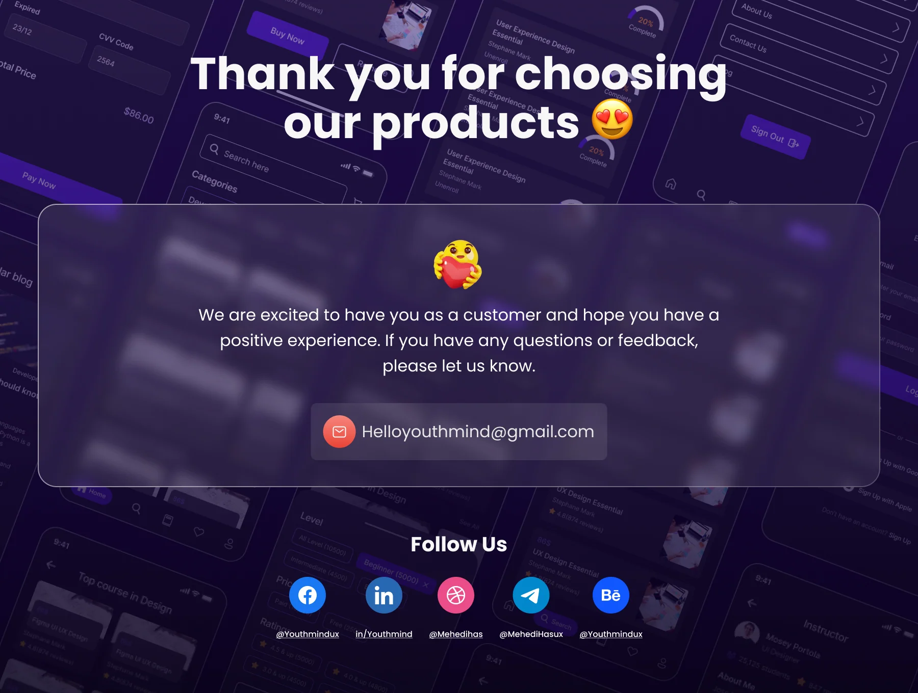 LMS E-learning mobile app Figma UI kit 6