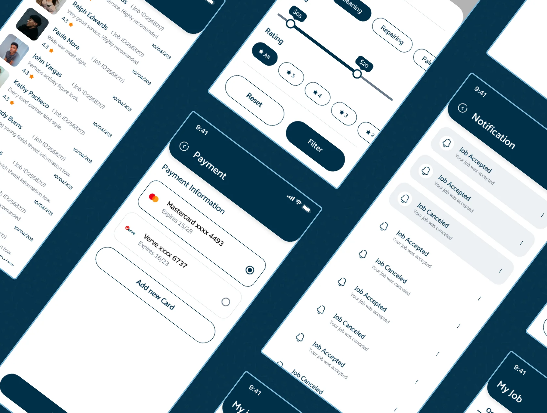 Local Workerz - Job Portal App UI Kit Template 5