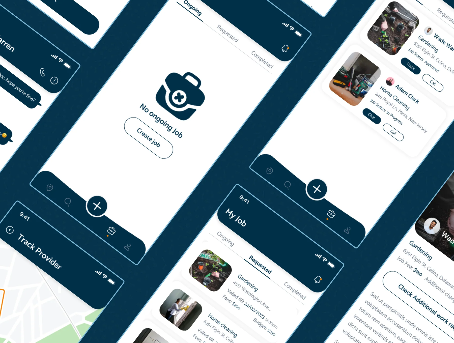 Local Workerz - Job Portal App UI Kit Template 7