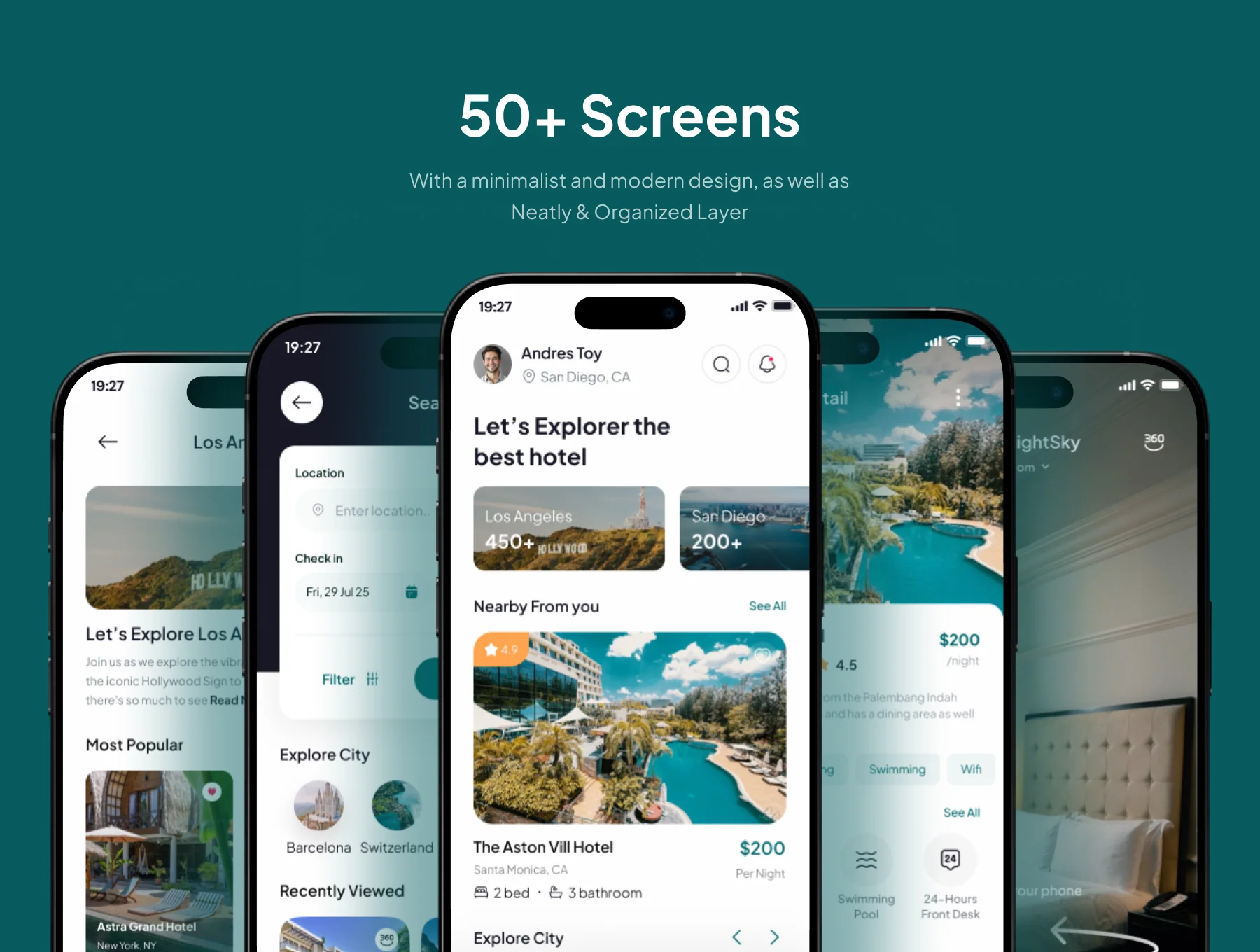 Lodgify - Hotel Booking Mobile App UI Kit 3